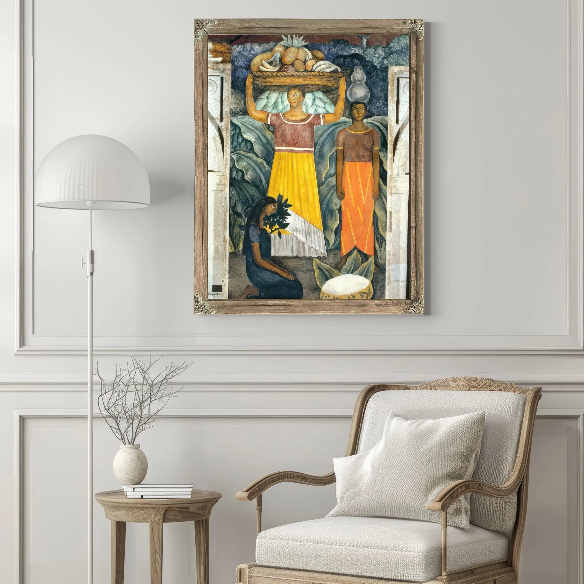 Tehuana Women By Diego Rivera Fine Art Print
