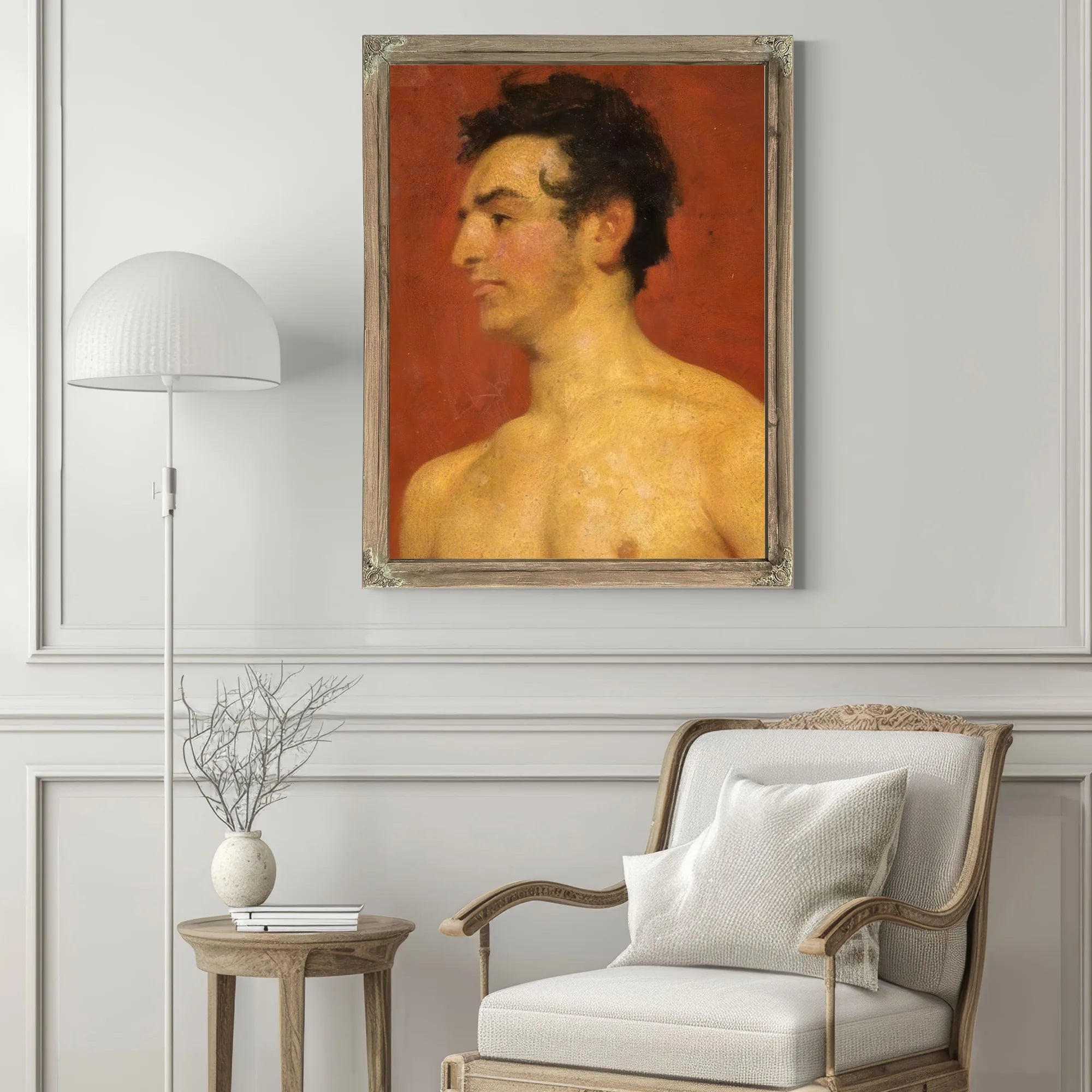 Portrait Of A Man 3 By William Etty Fine Art Print