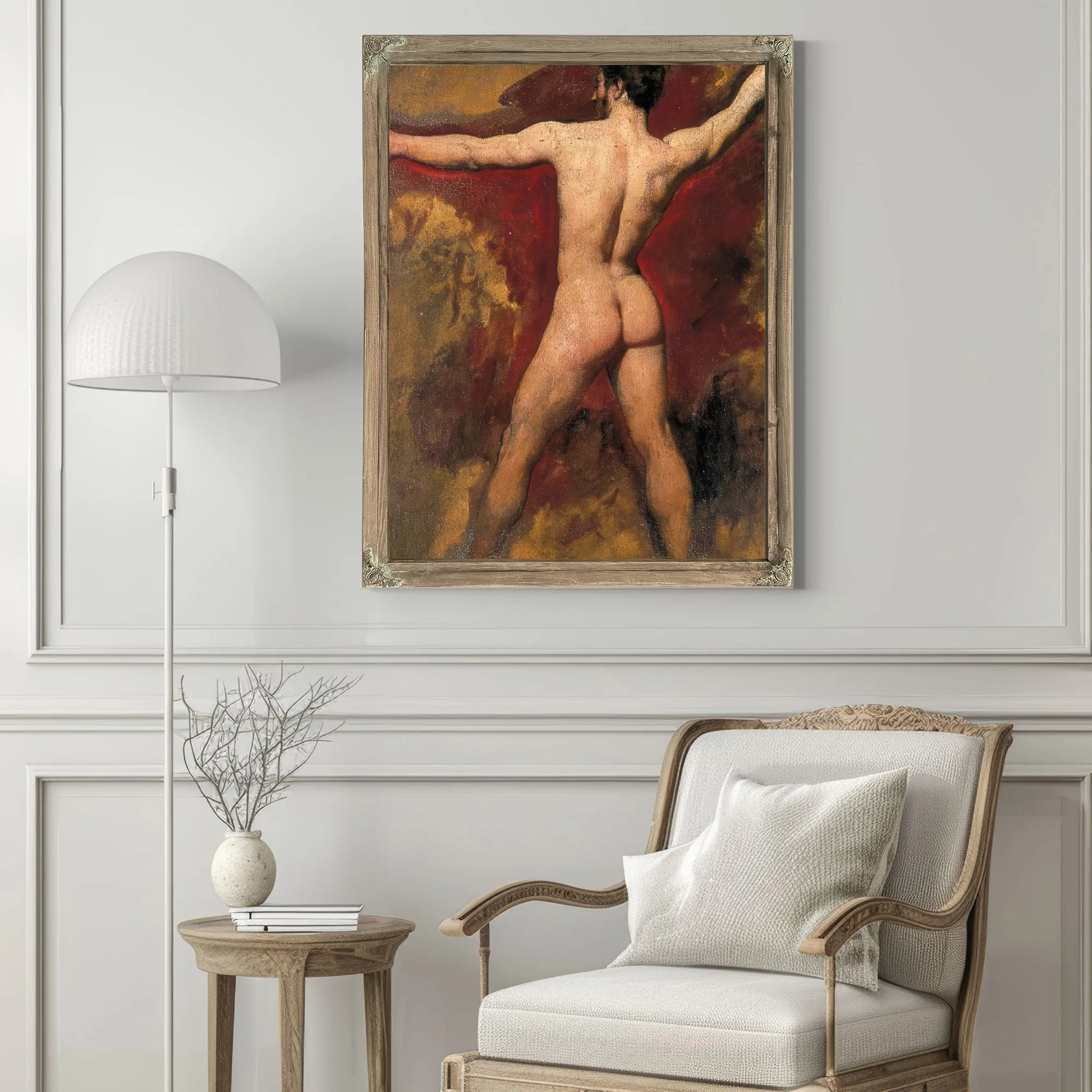 Male Nude 2 By William Etty Fine Art Print