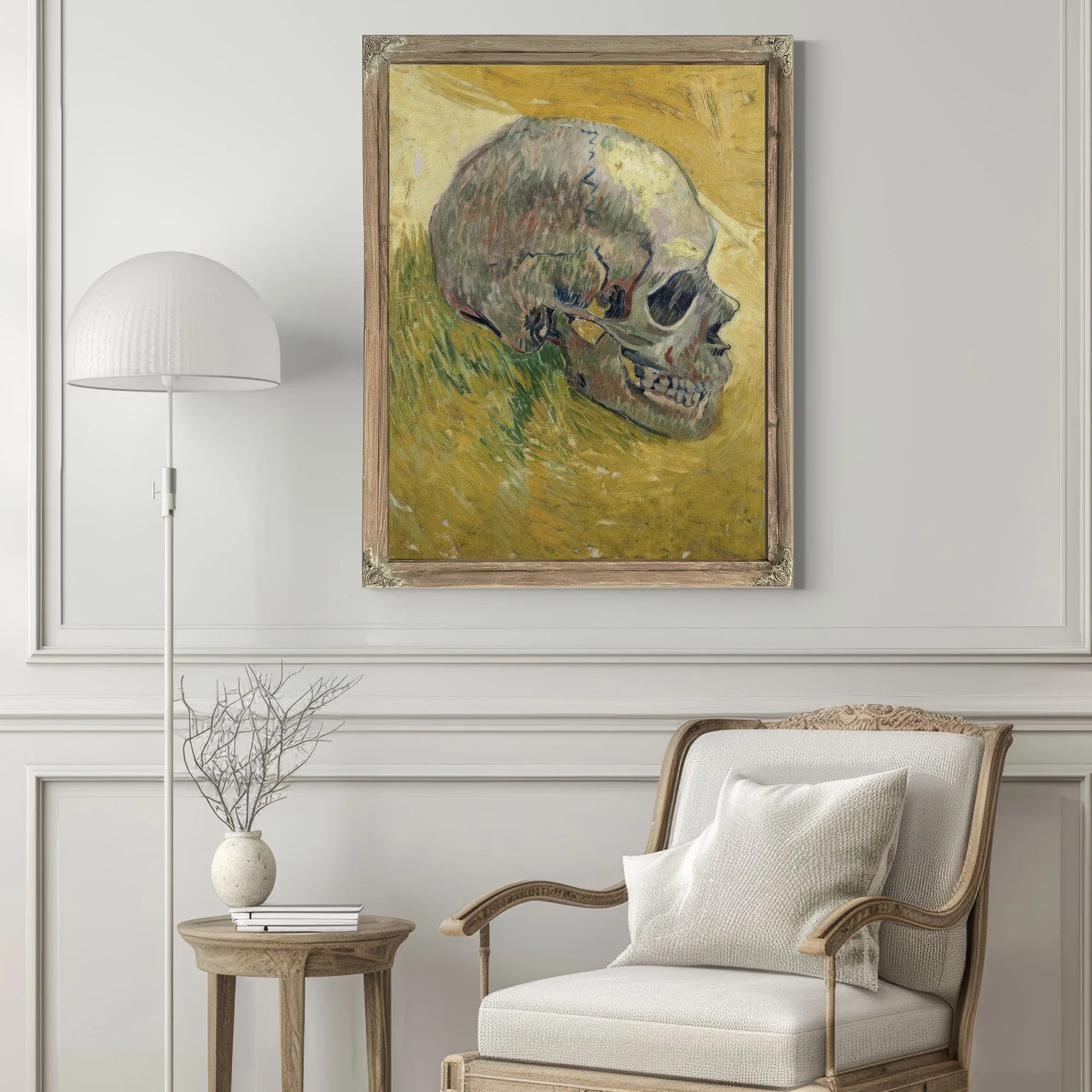 Skull By Vincent Van Gogh Fine Art Print