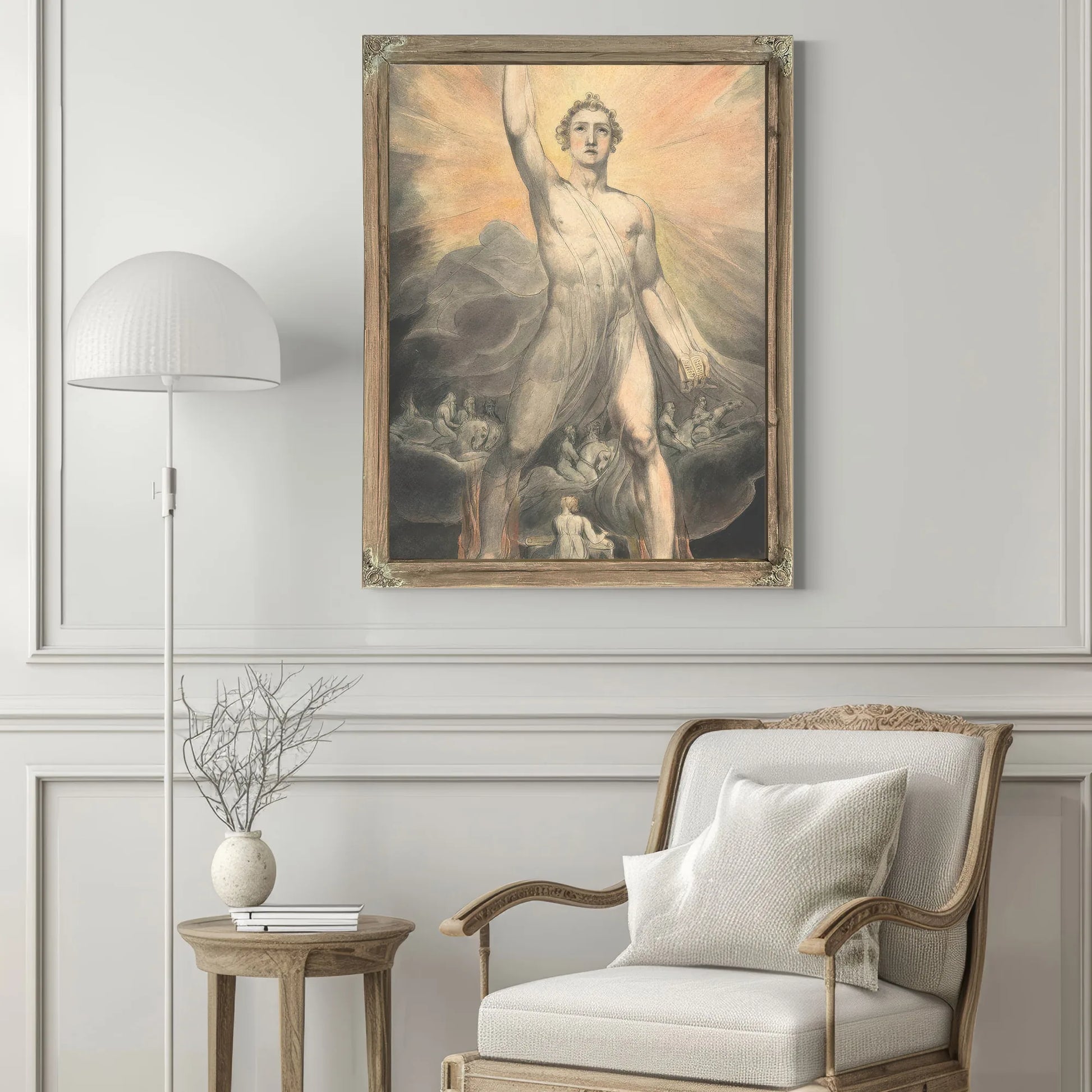 Angel Of The Revelation 1803 1805 Pencil Watercolor 39 2X26Cm Met By William Blake Fine Art Print