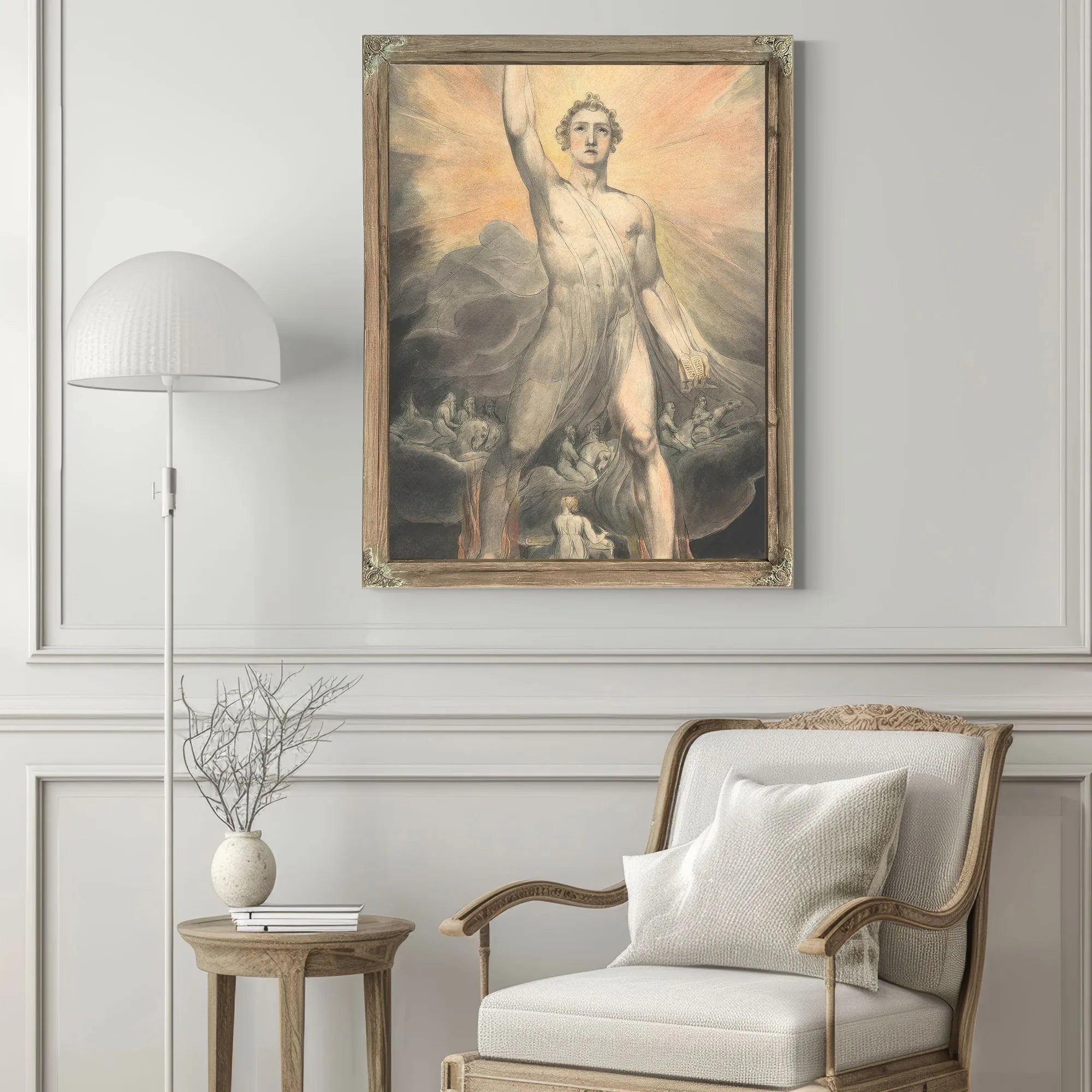 Angel Of The Revelation 1803 1805 Pencil Watercolor 39 2X26Cm Met By William Blake Fine Art Print
