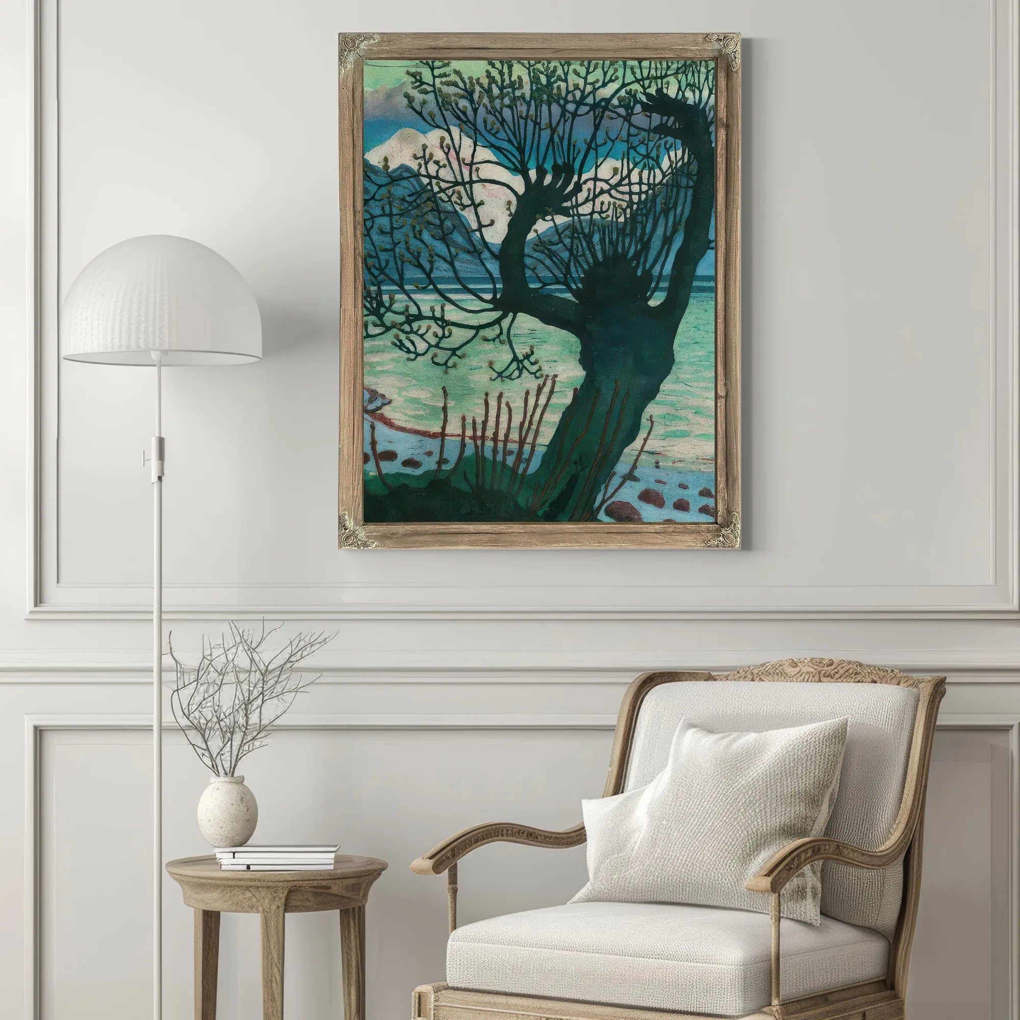 Spring Night And Willow By Nicolai Astrup Fine Art Print