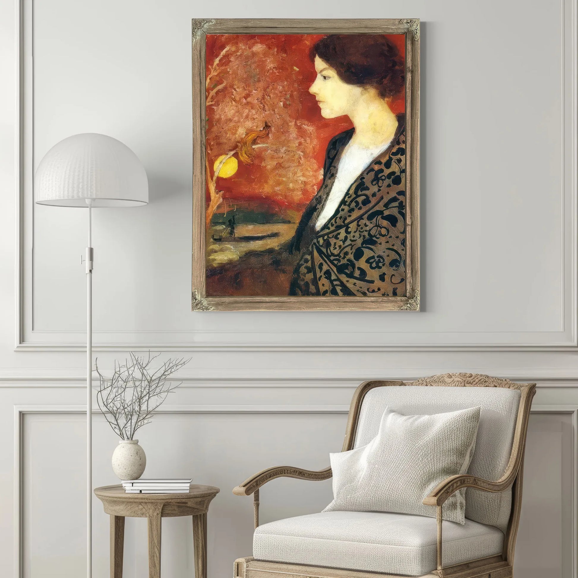 Study For A Portrait Of Elisabeth Gerhardt By August Macke Fine Art Print