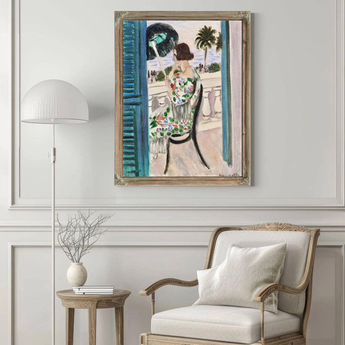 Woman With A Parasol (Femme A L Ombrelle) by Henri Matisse