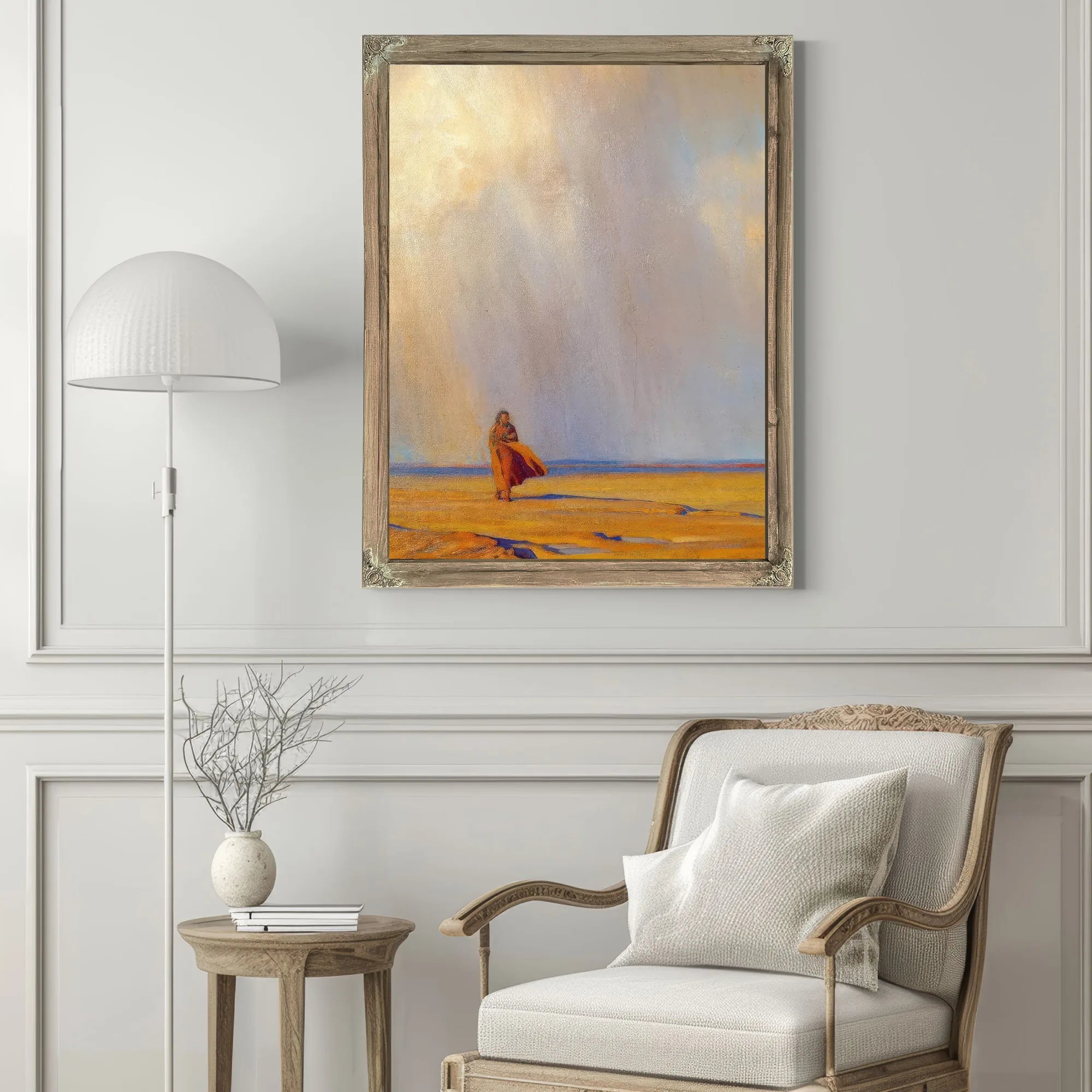 Desert Shower By Maynard Dixon Fine Art Print