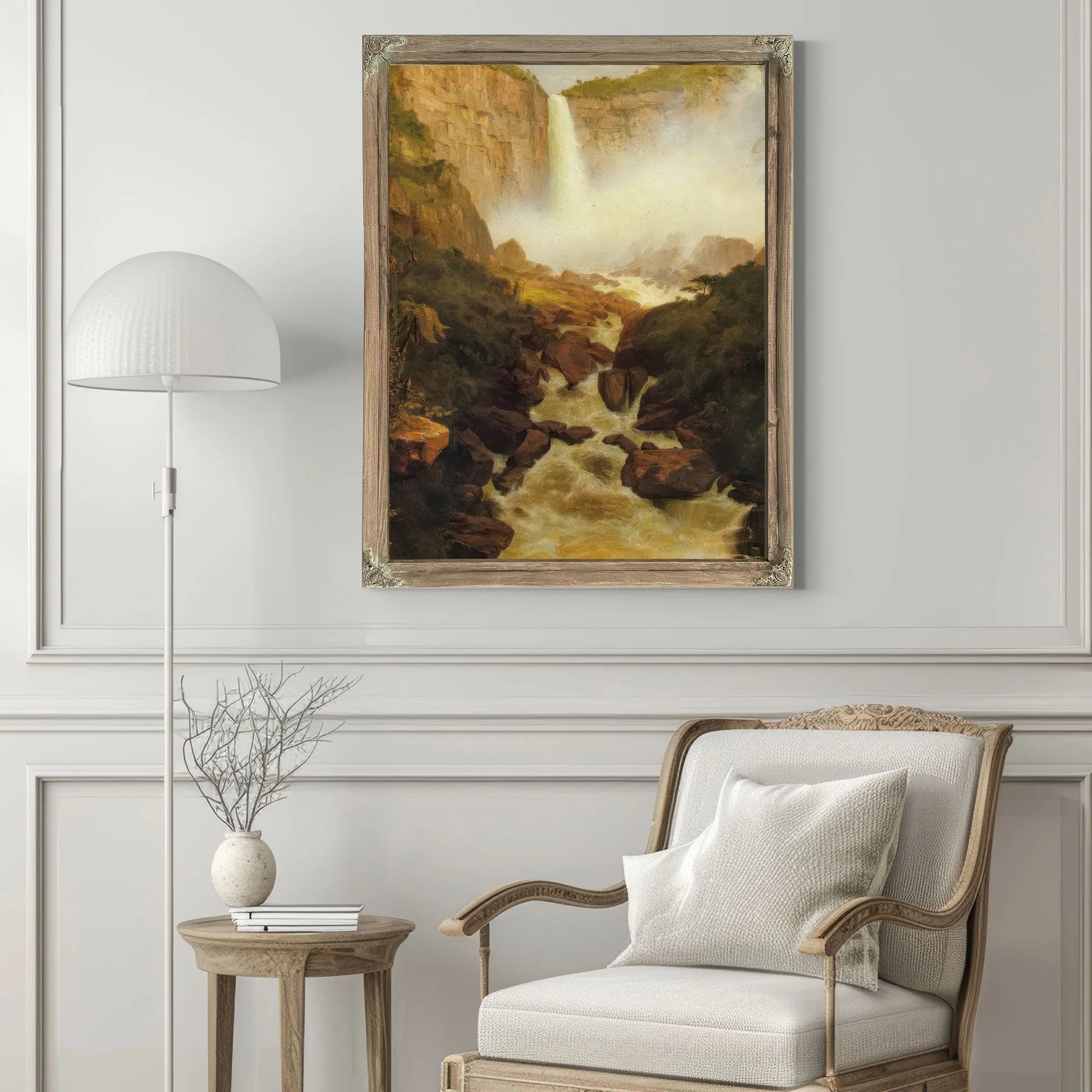 Tequendama Falls Near Bogota By Frederic Edwin Church Fine Art Print