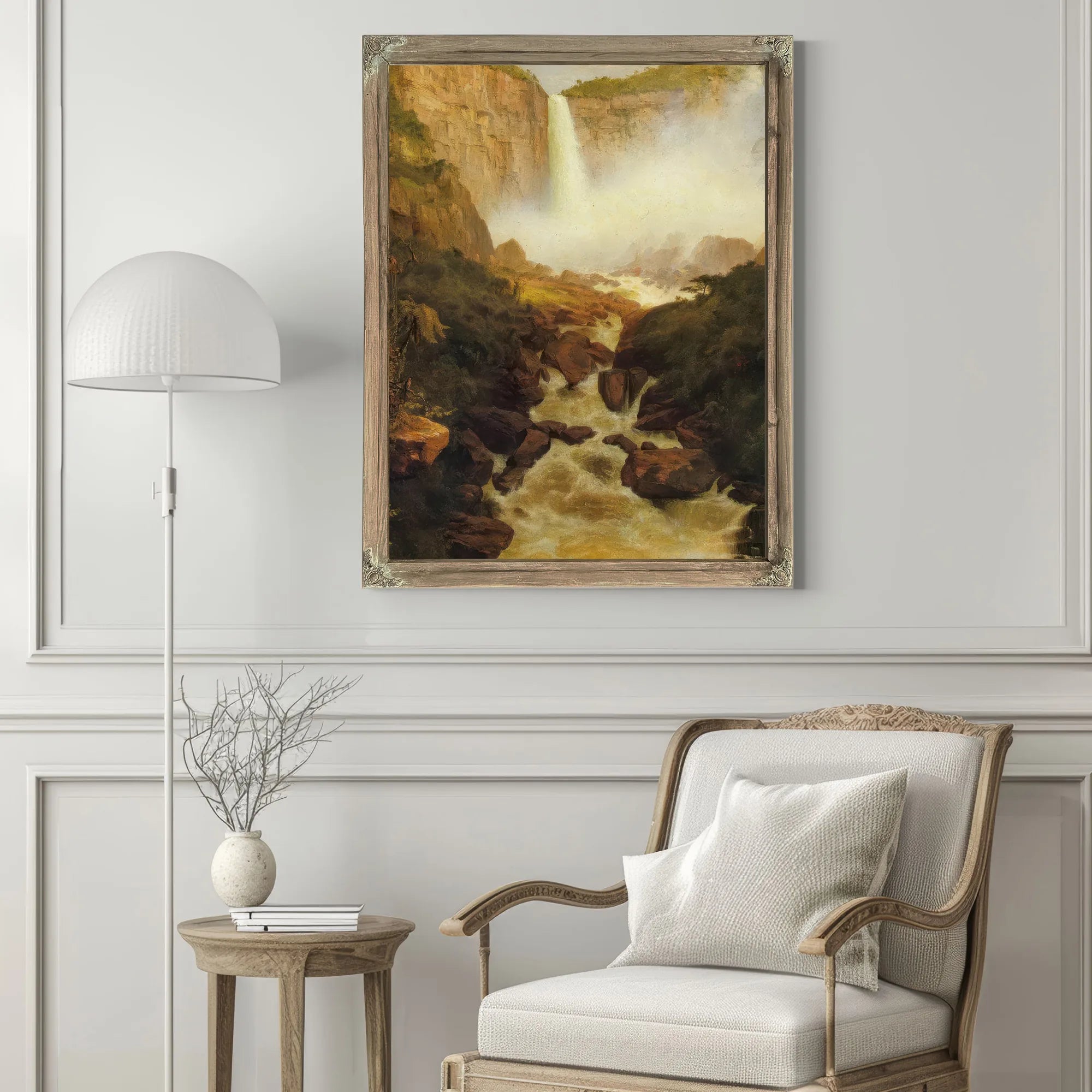 Tequendama Falls Near Bogota By Frederic Edwin Church Fine Art Print