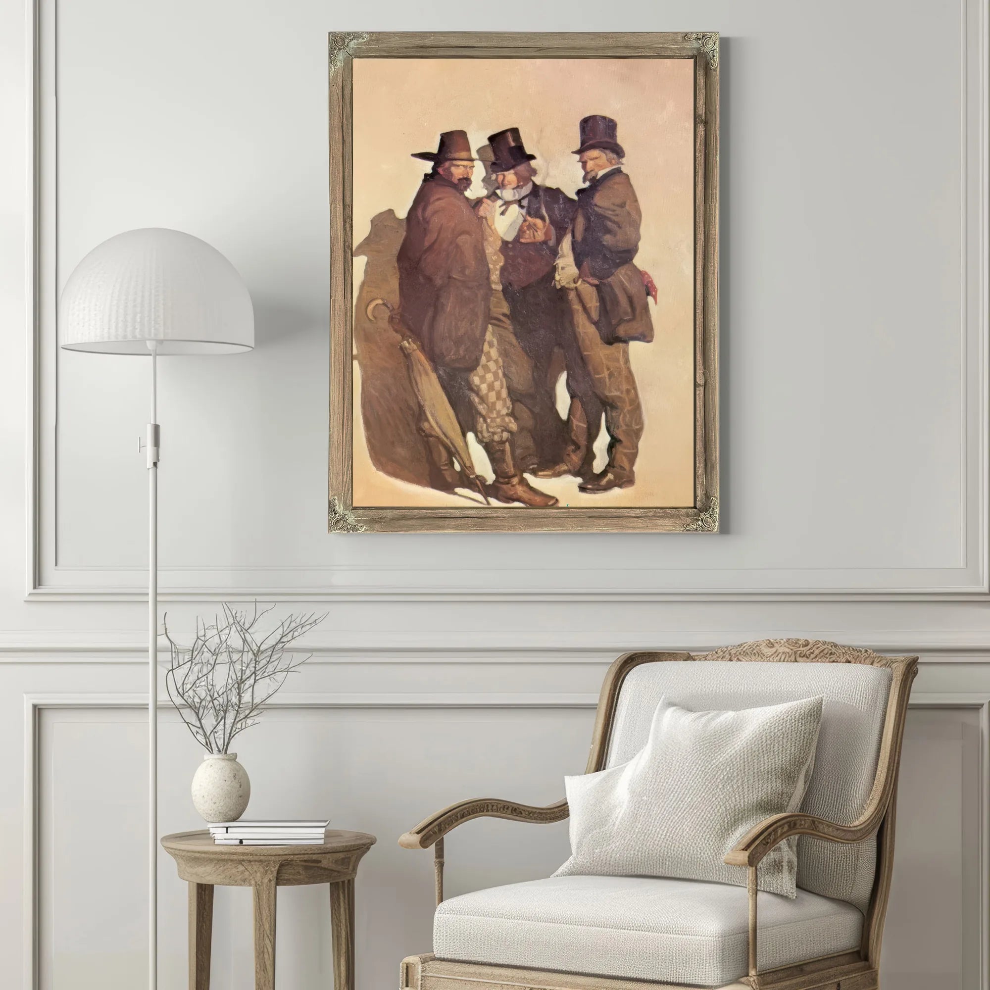 The Carpetbaggers By NC Wyeth Fine Art Print