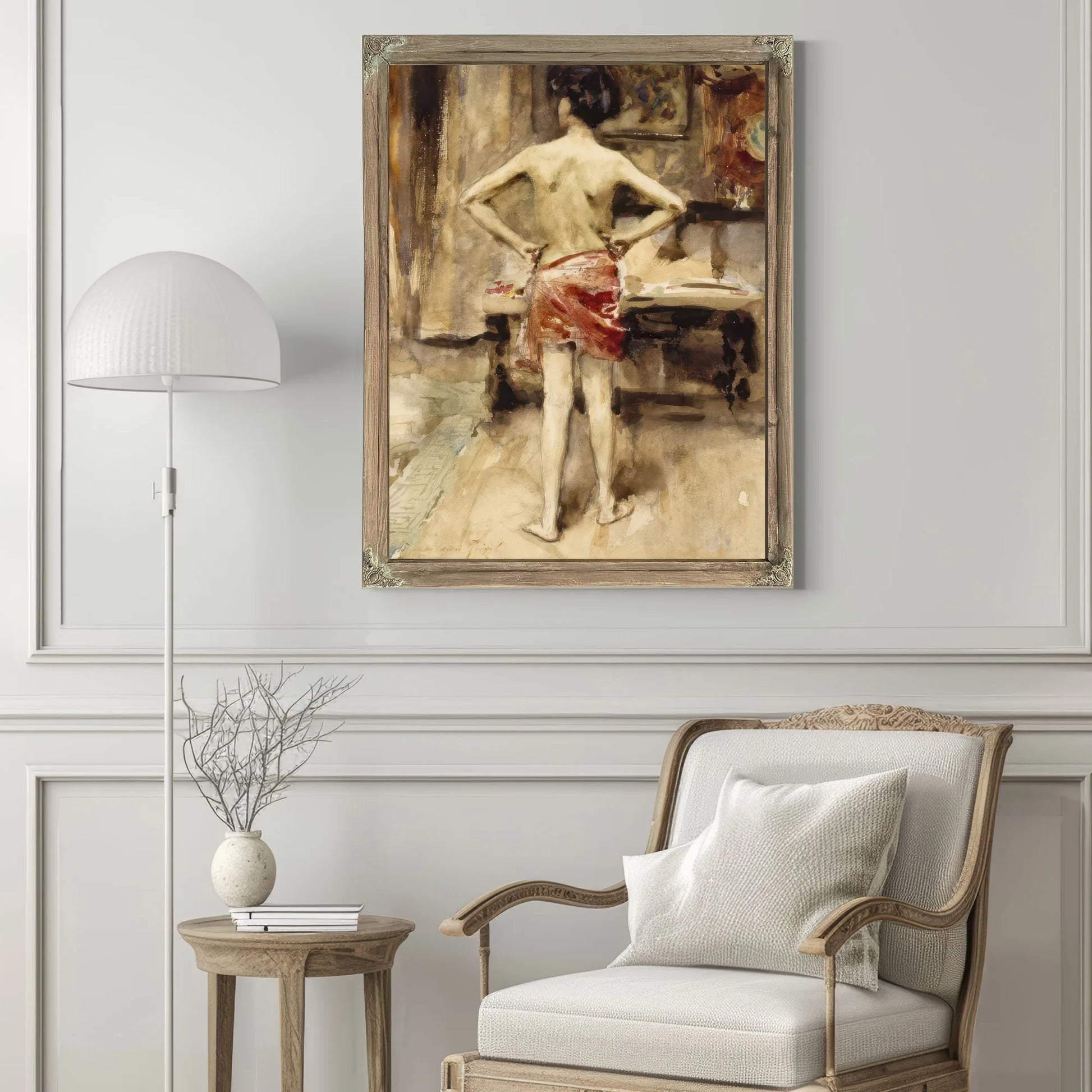 The Model By John Singer Sargent Fine Art Print