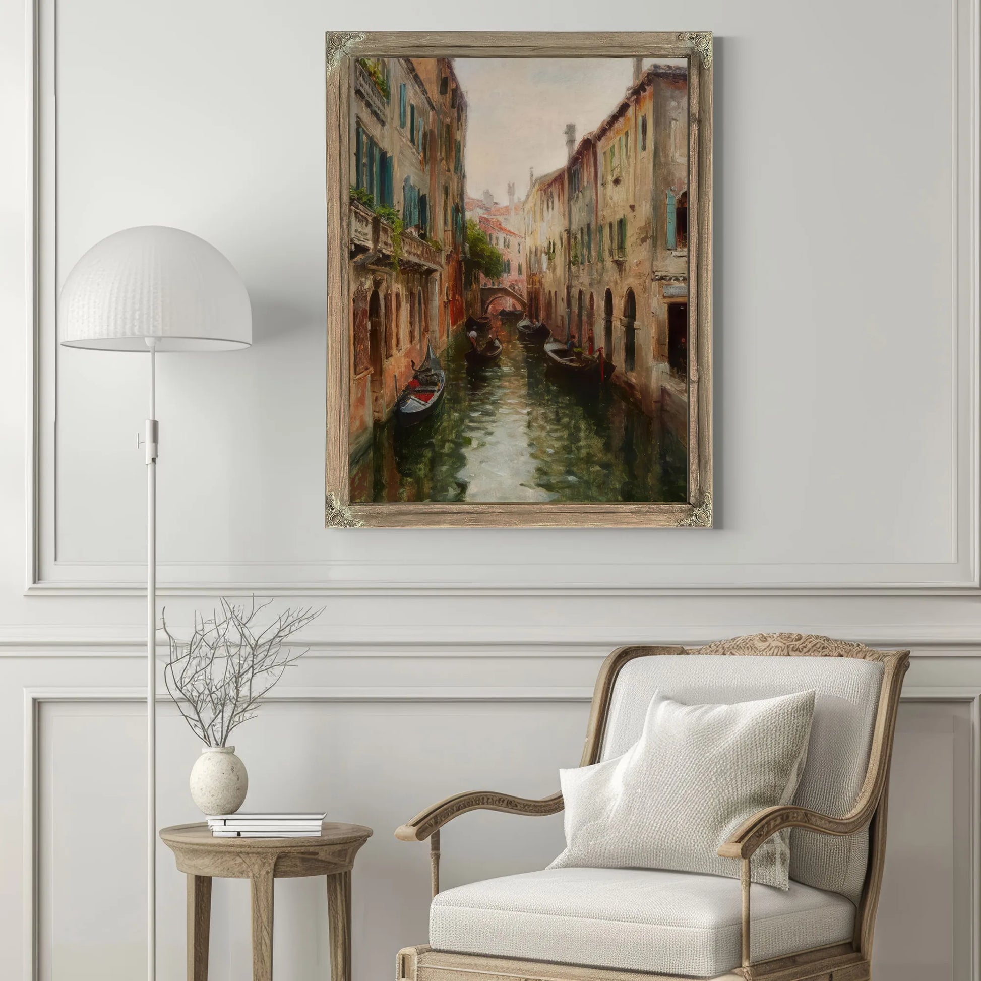 Rio St. Aponal, Venice By Louis Aston Knight Fine Art Print