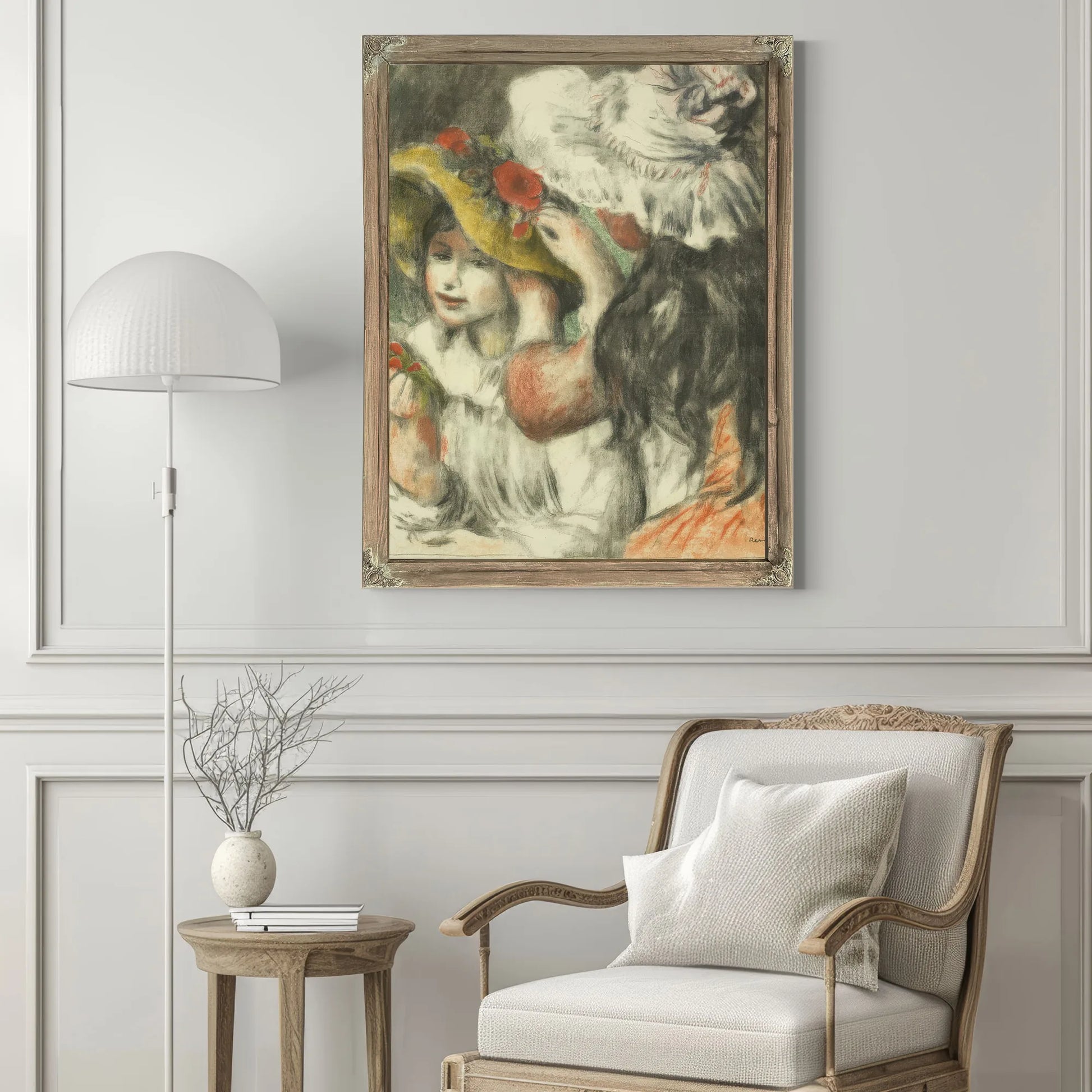 Le Chapeau Epingle By Pierre Auguste Renoir Fine Art Print