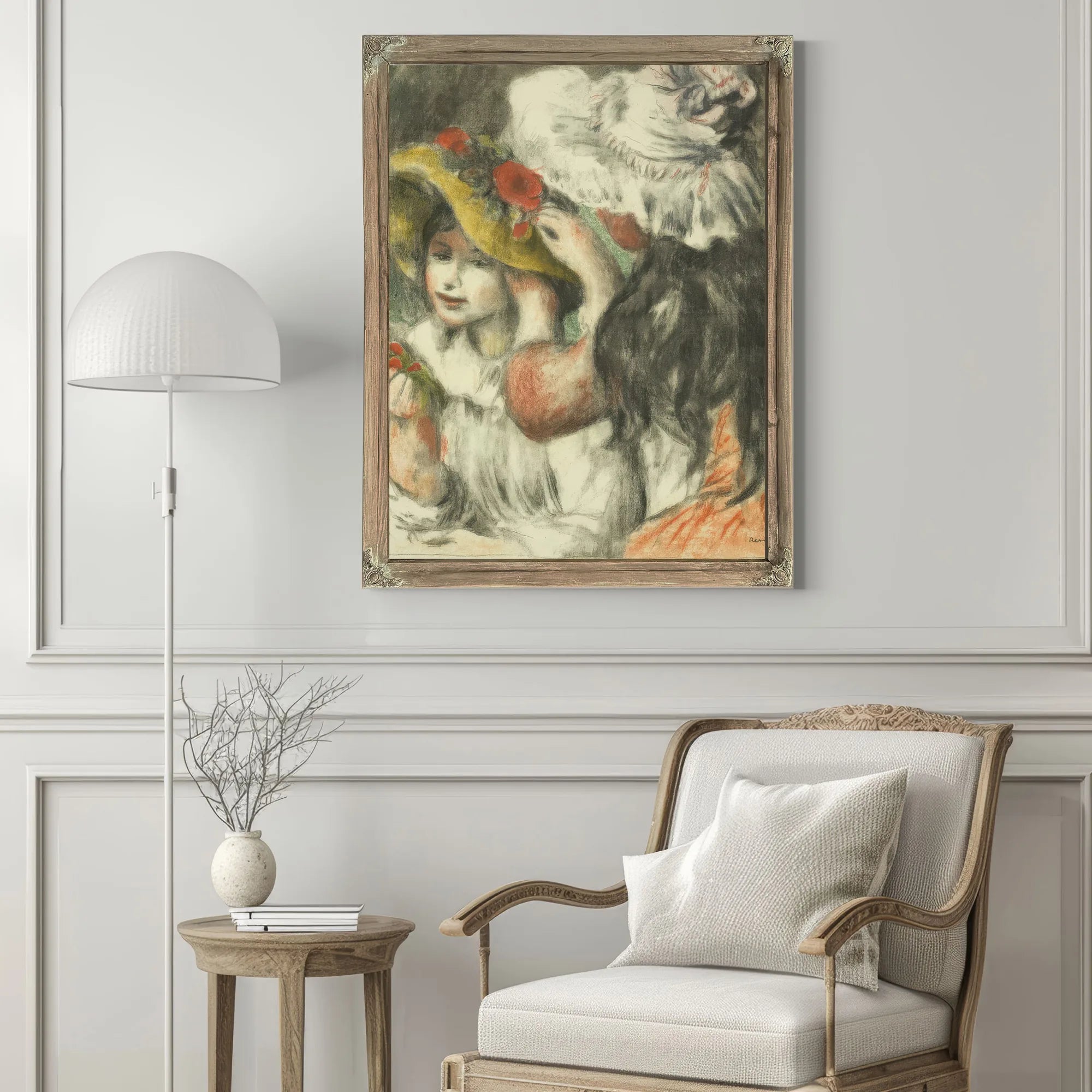 Le Chapeau Epingle By Pierre Auguste Renoir Fine Art Print