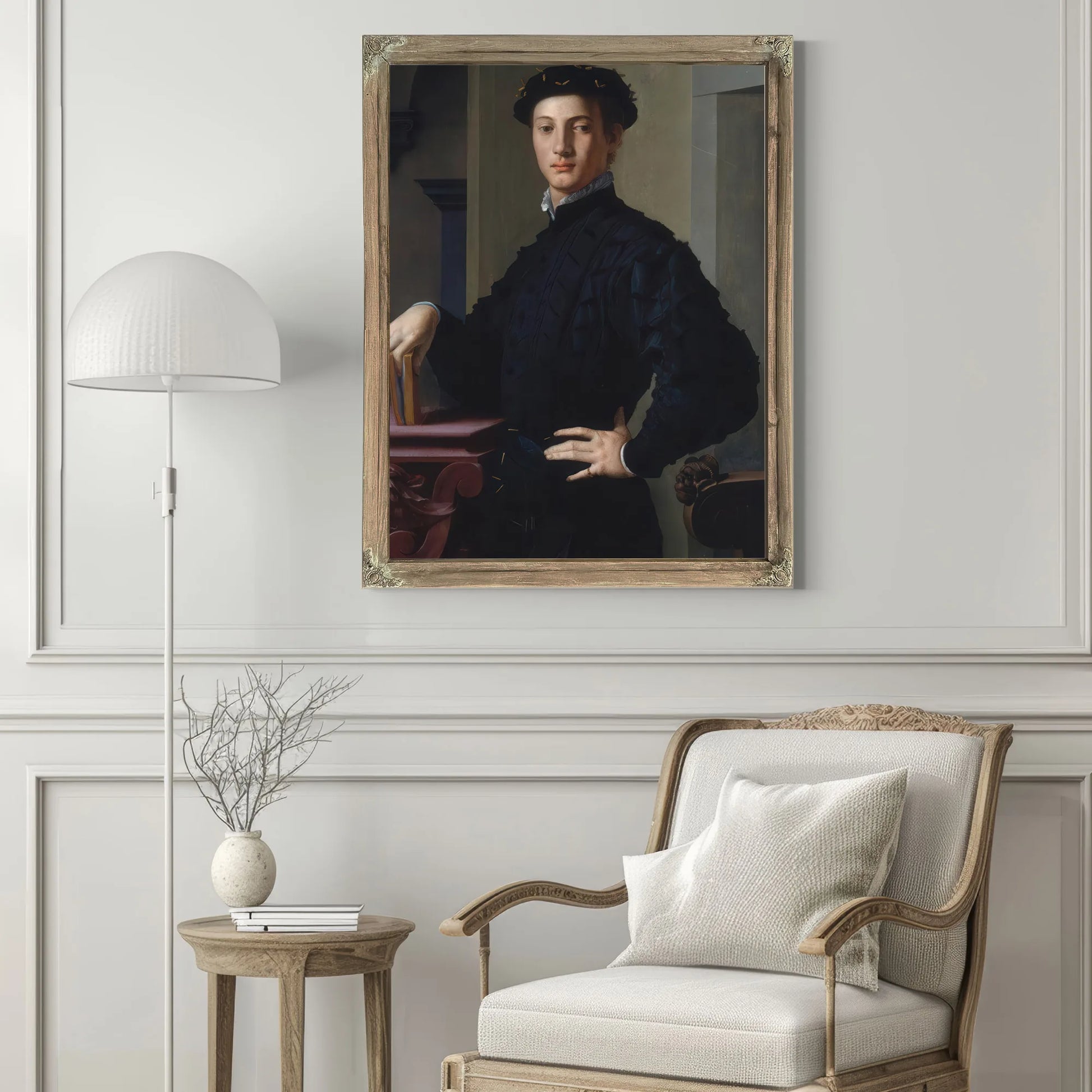 Portrait Of A Young Man 1530 Mannerism 95 6X74 9Cm Met By Agnolo Bronzino Fine Art Print