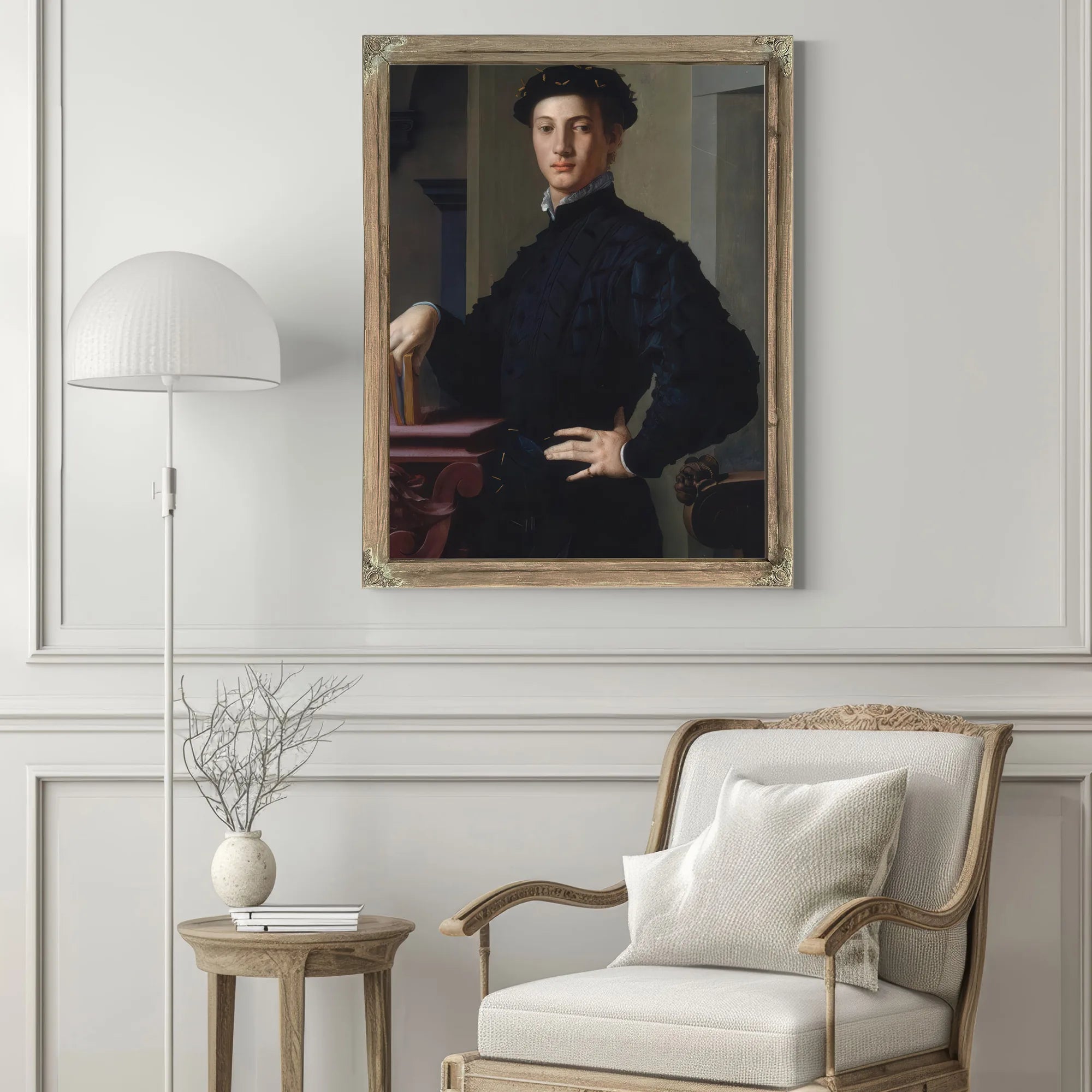 Portrait Of A Young Man 1530 Mannerism 95 6X74 9Cm Met By Agnolo Bronzino Fine Art Print