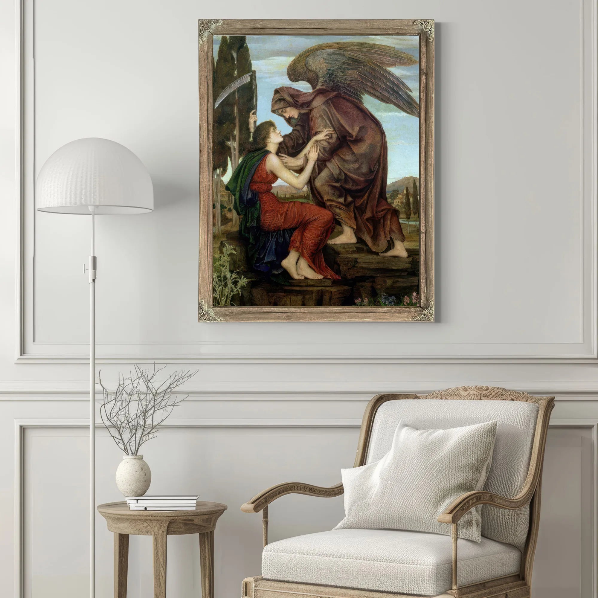 The Angel Of Death 1881 By Evelyn De Morgan Fine Art Print