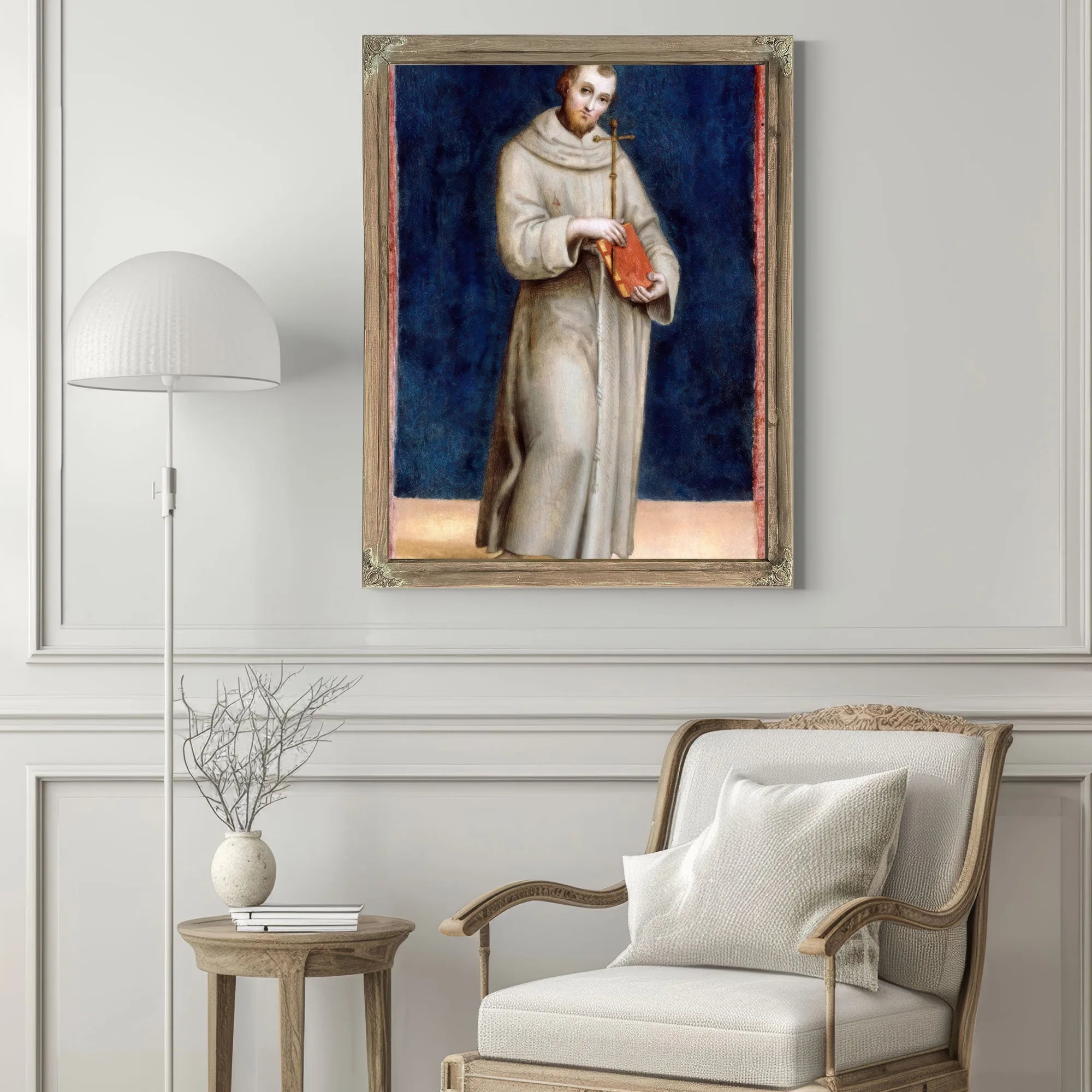 Saint Francis Of Assisi By Raphael Fine Art Print
