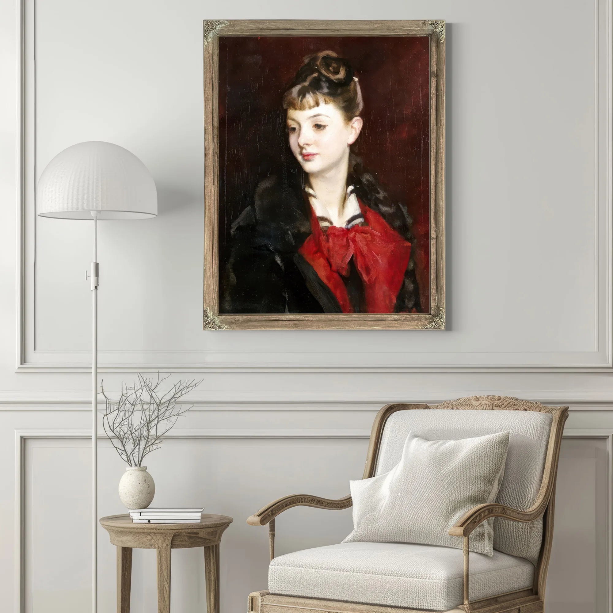 Portrait Of Madamoiselle Suzanne Poirson By John Singer Sargent Fine Art Print