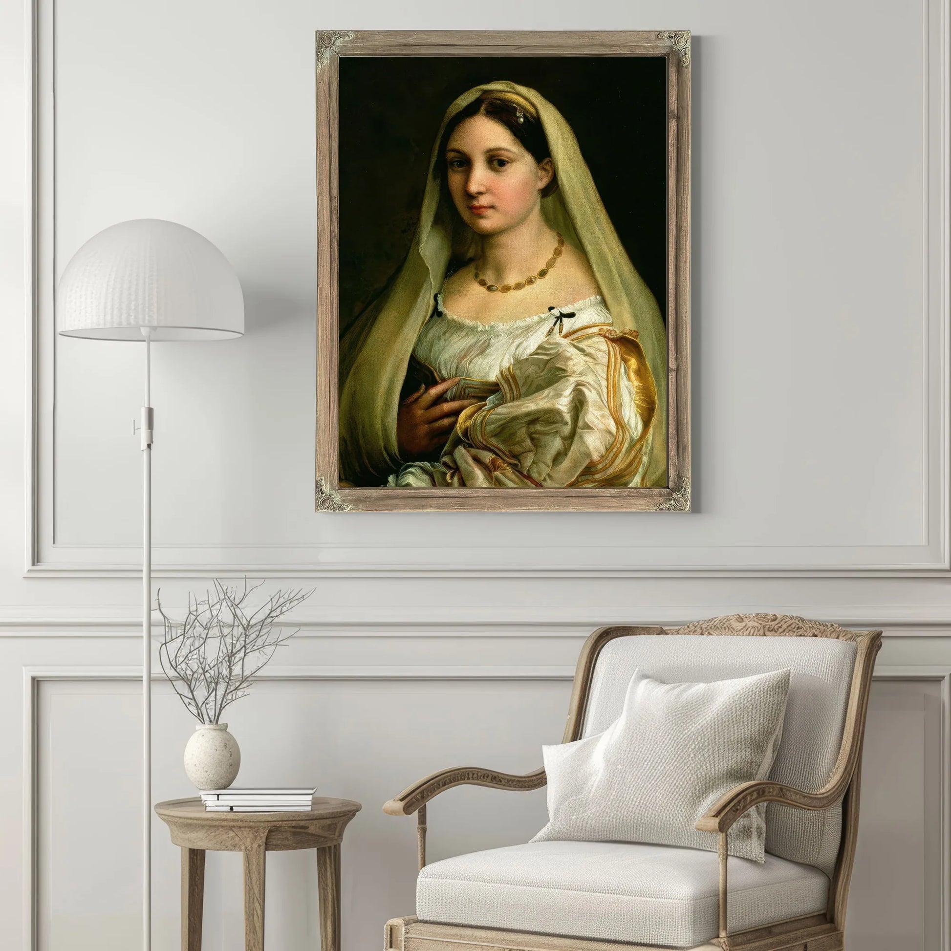 The Veiled Woman Or La Donna Velata By Raphael Fine Art Print