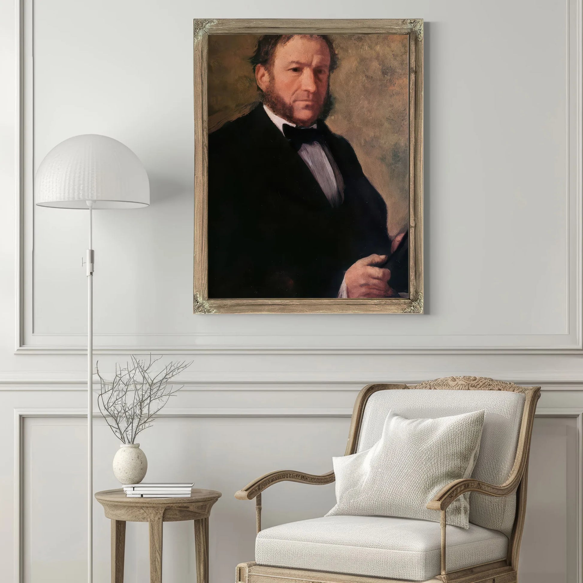 Portrait Of Monsieur Ruelle By Edgar Degas Fine Art Print