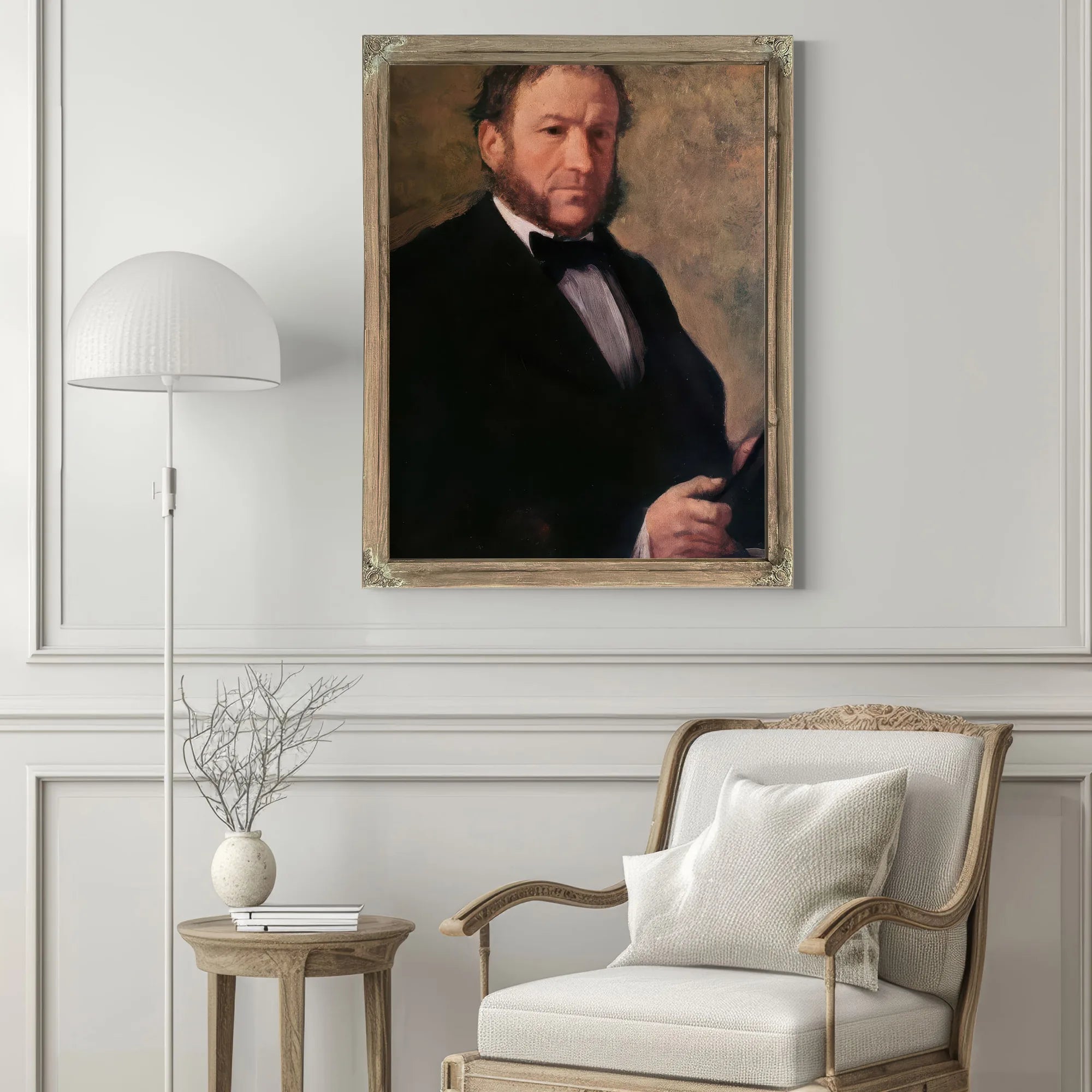 Portrait Of Monsieur Ruelle By Edgar Degas Fine Art Print