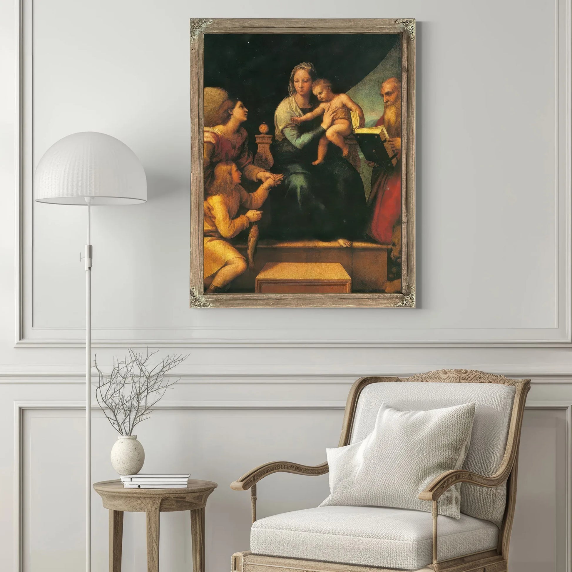 Madonna Della Sedia By Raphael Fine Art Print