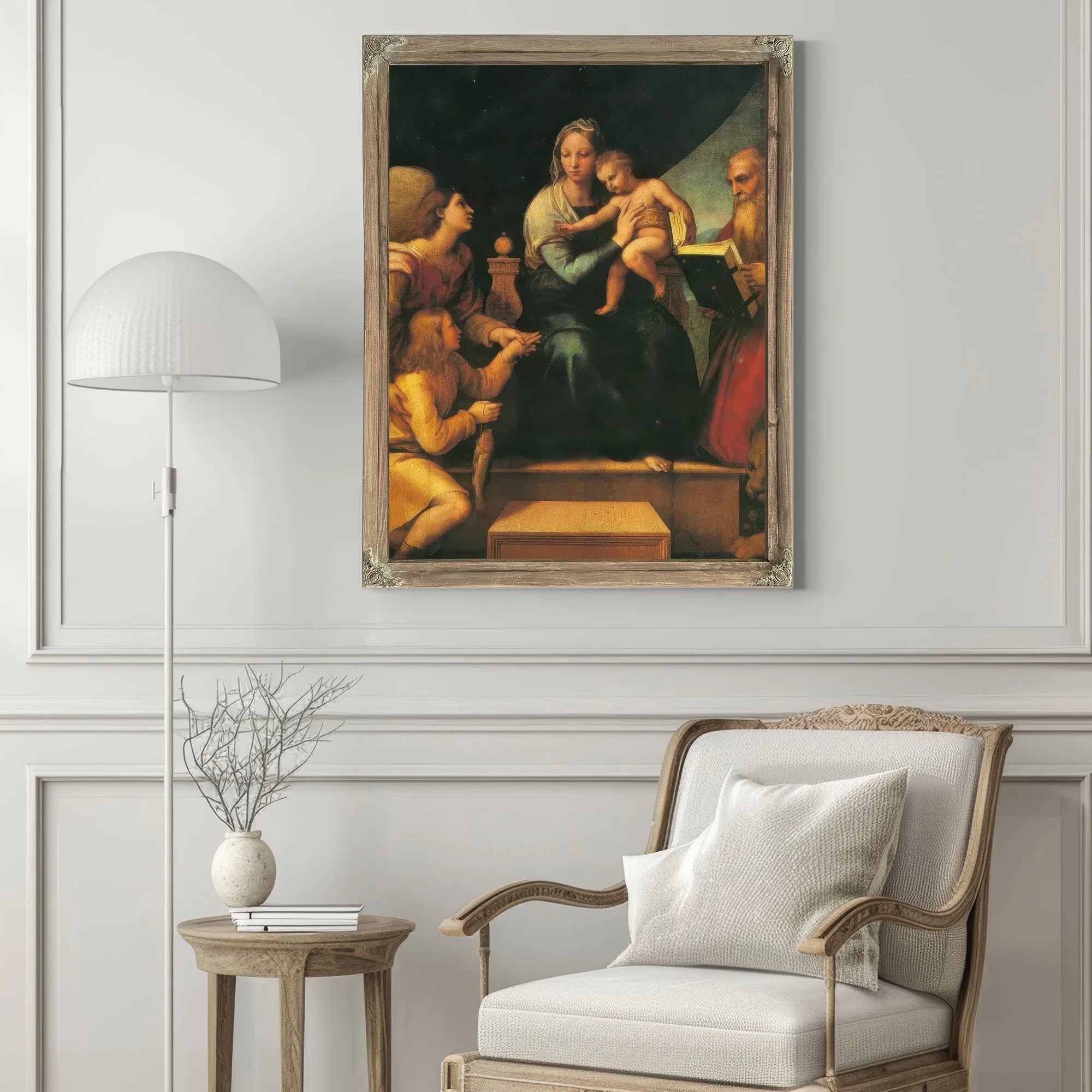 Madonna Della Sedia By Raphael Fine Art Print