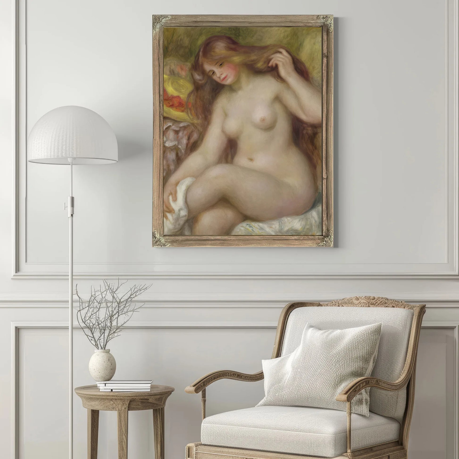 Bather By Pierre Auguste Renoir Fine Art Print