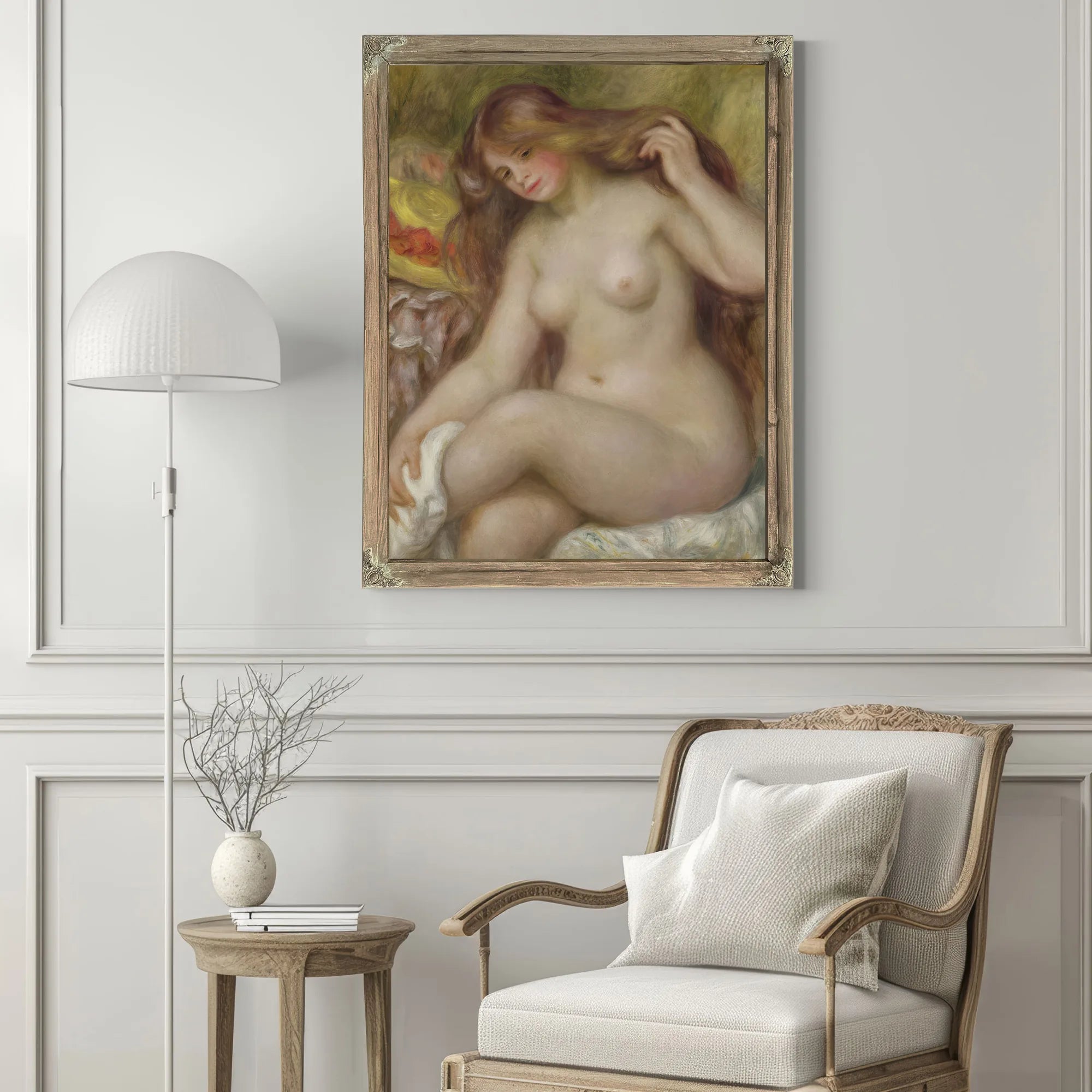 Bather By Pierre Auguste Renoir Fine Art Print