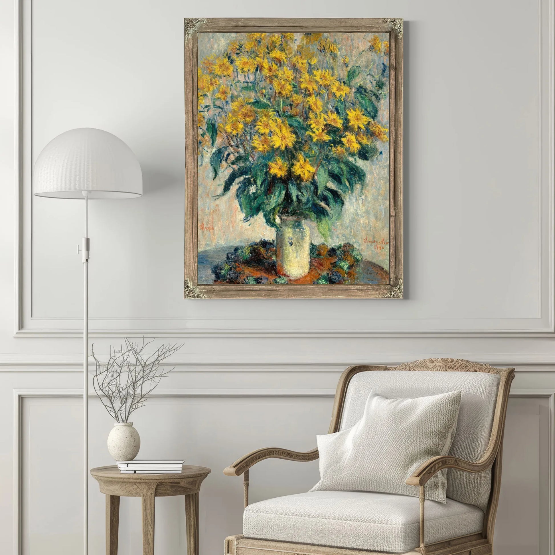 Jerusalem Artichoke By Claude Monet Fine Art Print