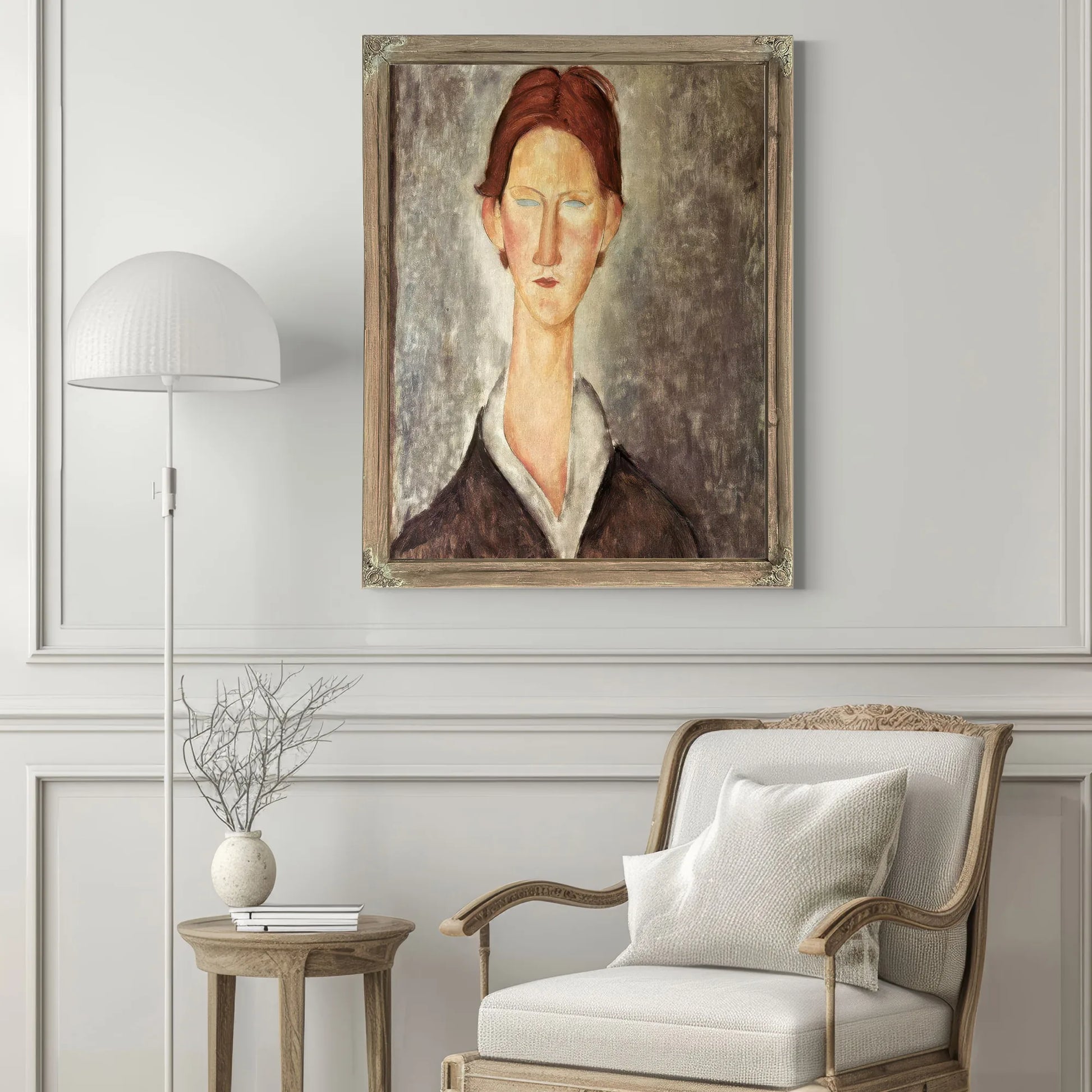 Portrait Of A Student By Amedeo Modigliani Fine Art Print