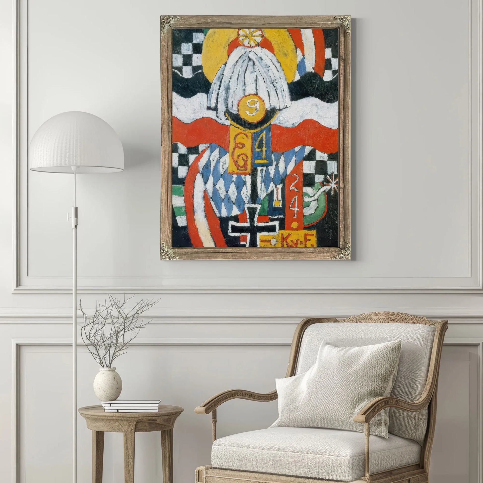Painting No 47 Berlin By Marsden Hartley Fine Art Print