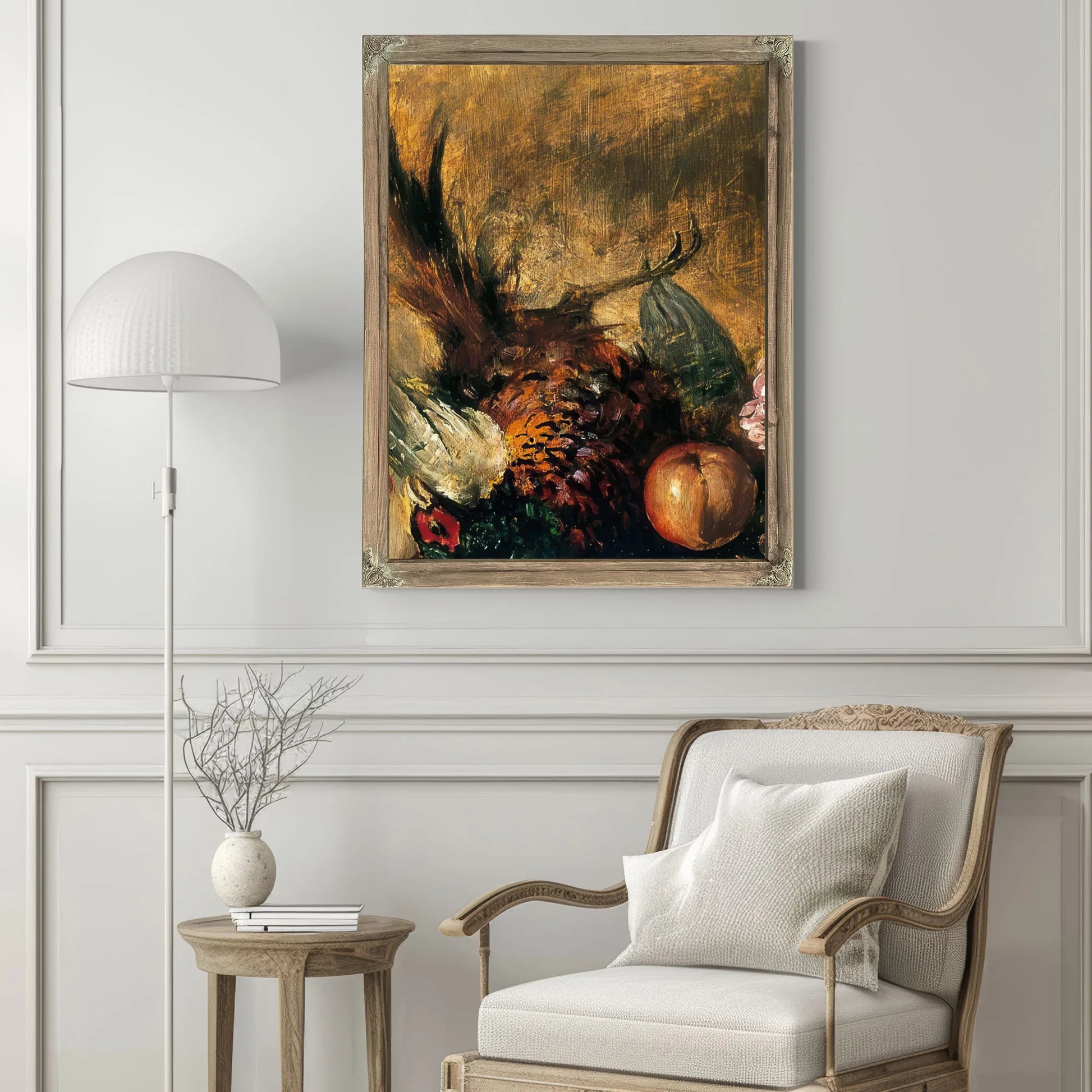 Dead Pheasant And Fruit By William Etty Fine Art Print