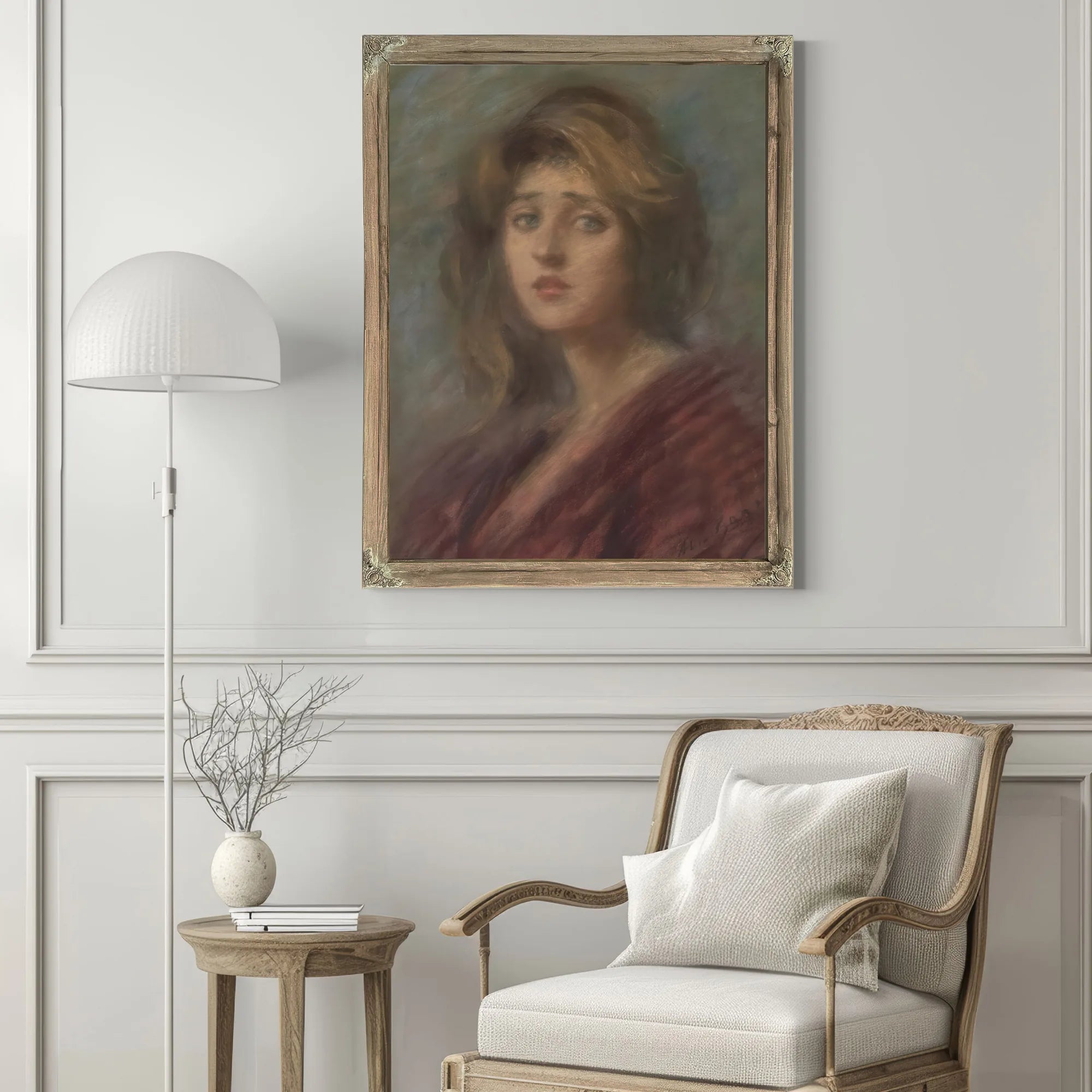 Madame R. 2 By Alice Pike Barney Fine Art Print