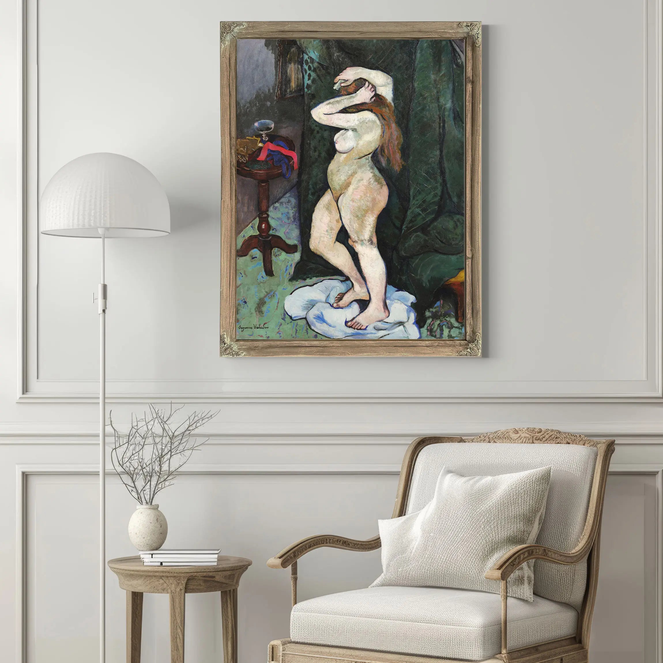 Nude Doing Her Hair by Suzanne Valadon