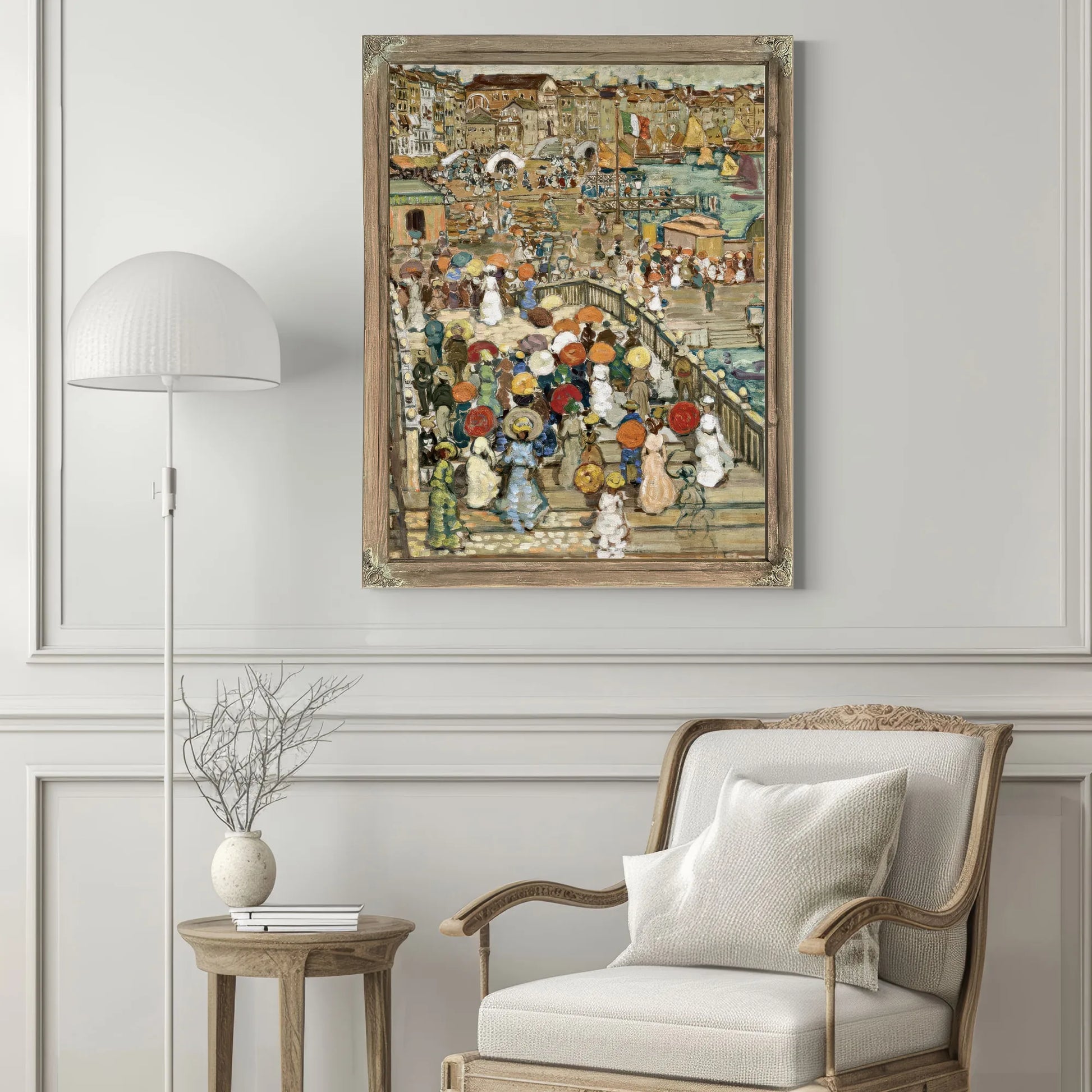 Ponte Della Paglia By Maurice Brazil Prendergast Fine Art Print