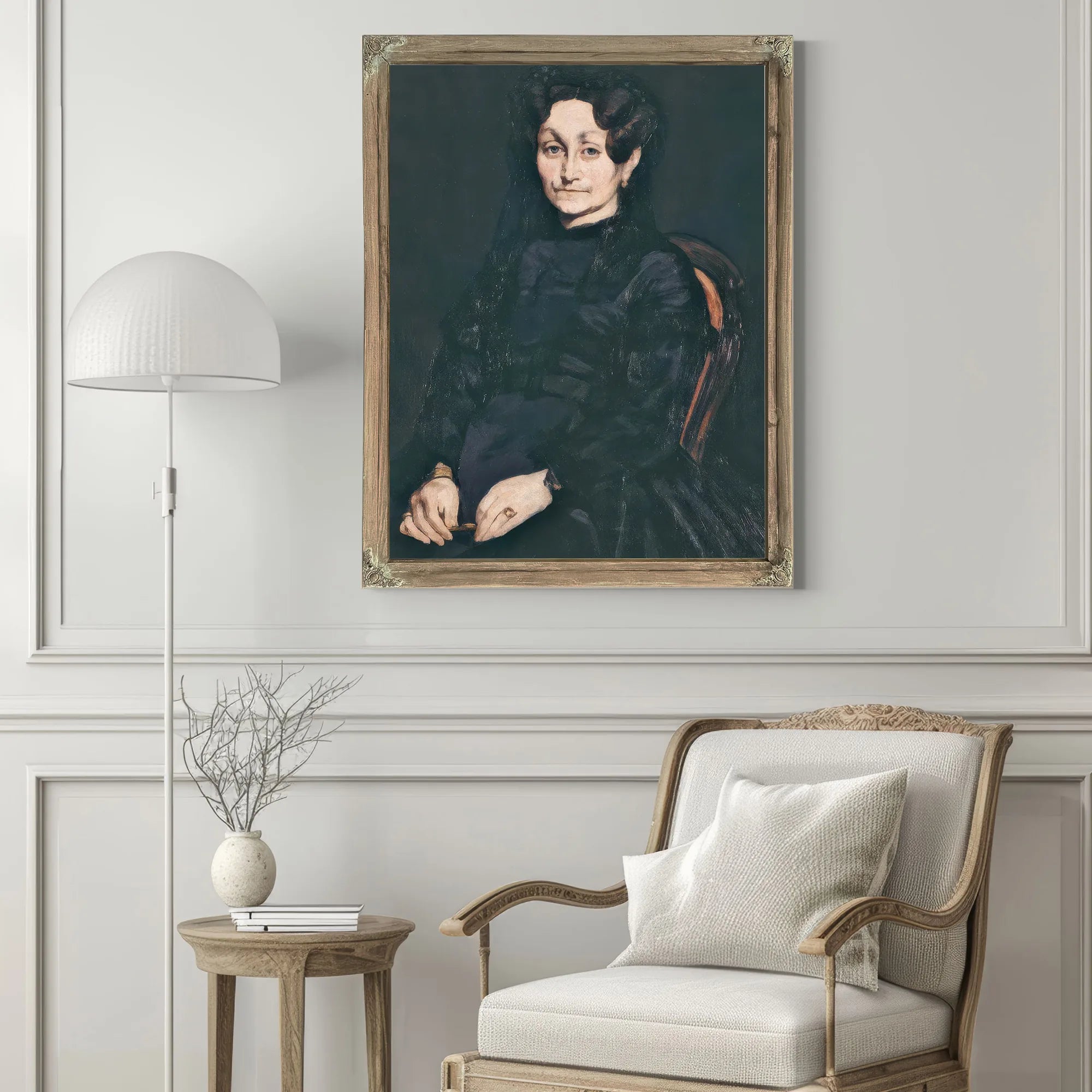 Portrait Of Madame Auguste Manet By Edouard Manet Fine Art Print