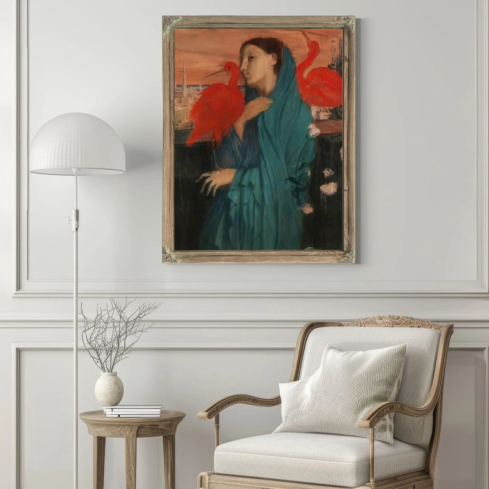 Young Woman With Ibis By Edgar Degas Fine Art Print