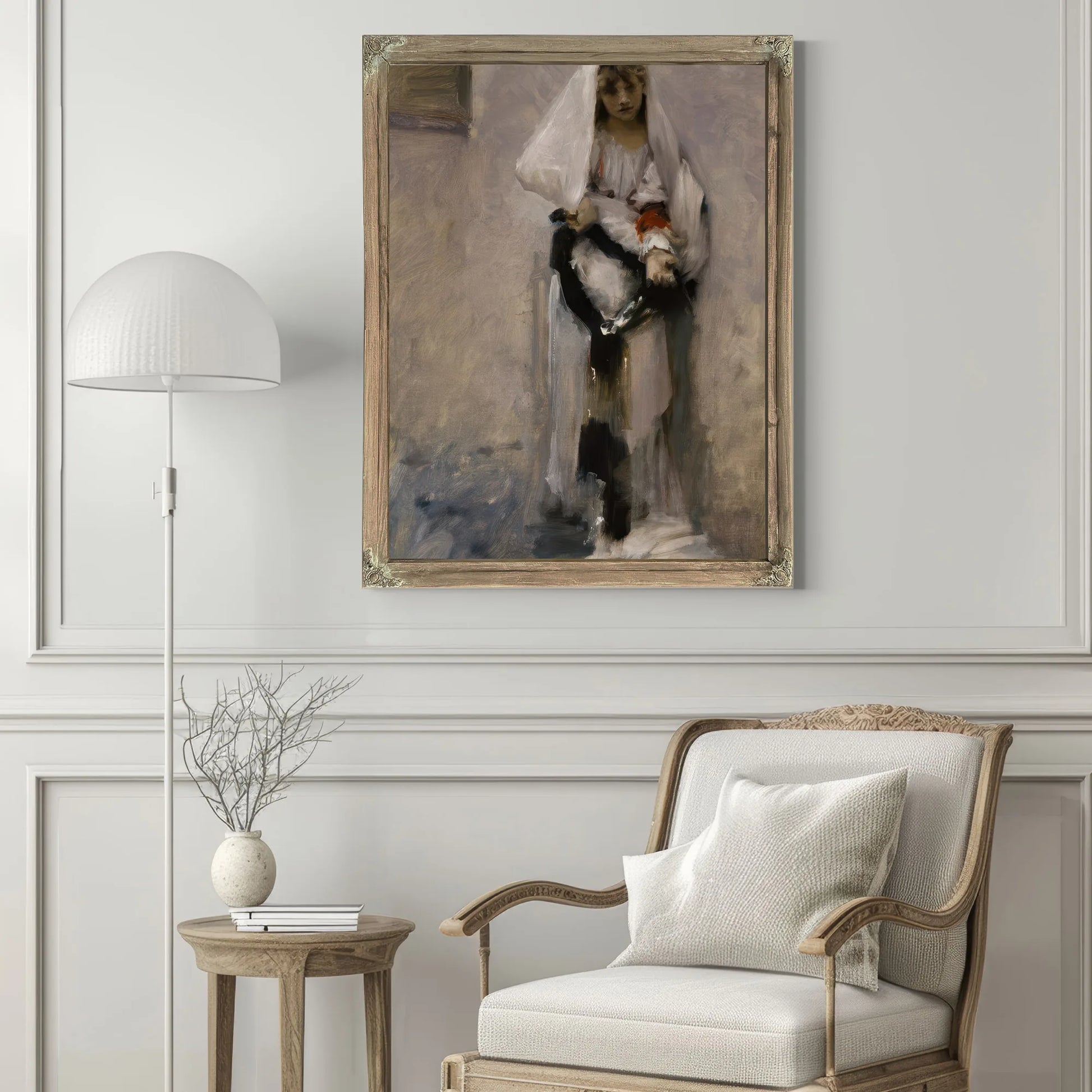 A Parisian Beggar Girl By John Singer Sargent Fine Art Print