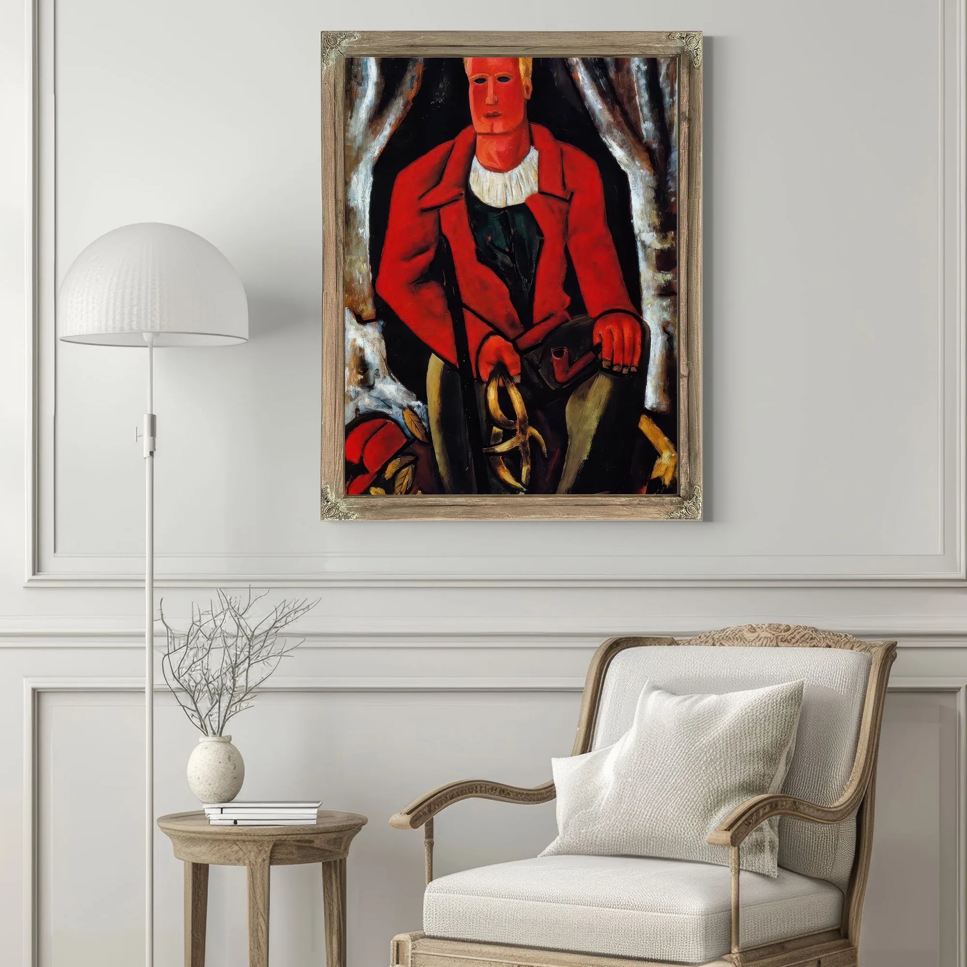 Young Hunter Hearing Call To Arms By Marsden Hartley Fine Art Print