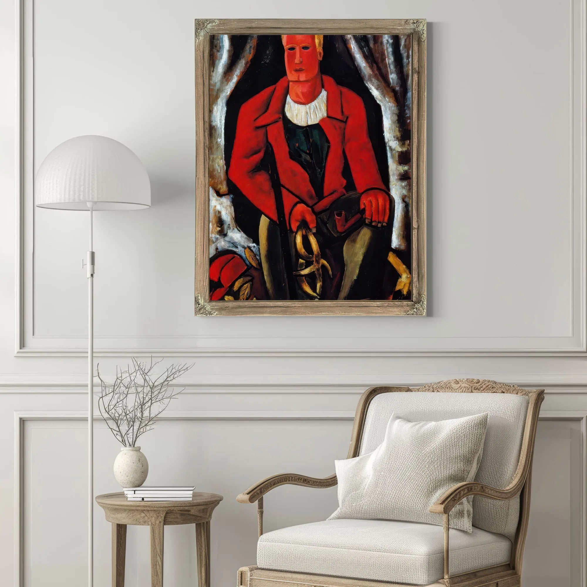 Young Hunter Hearing Call To Arms By Marsden Hartley Fine Art Print
