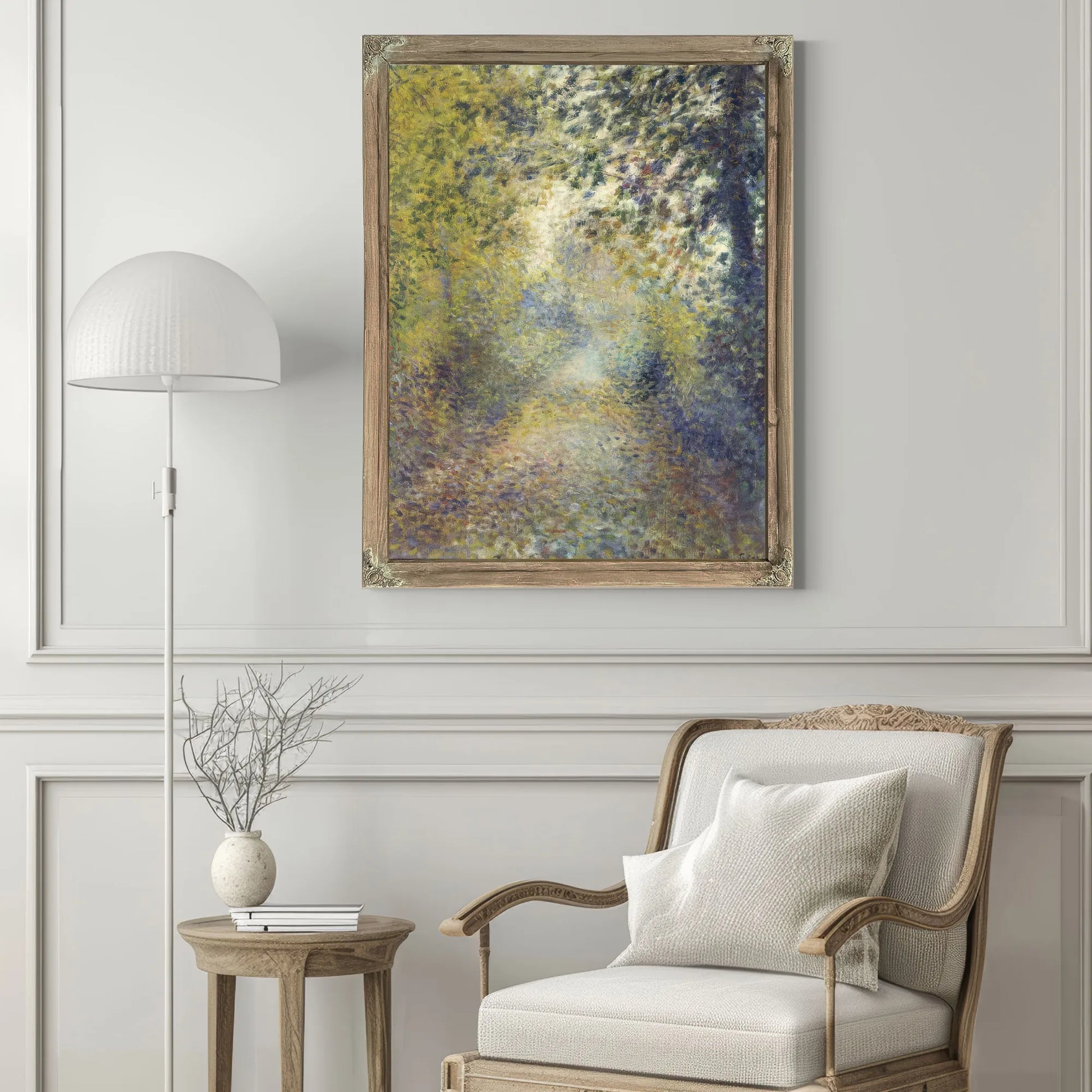 In The Woods By Pierre Auguste Renoir Fine Art Print