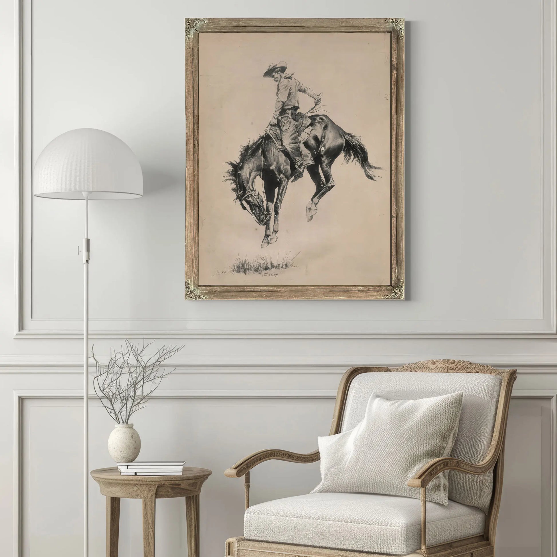 Bronco Buster by Frederic Remington
