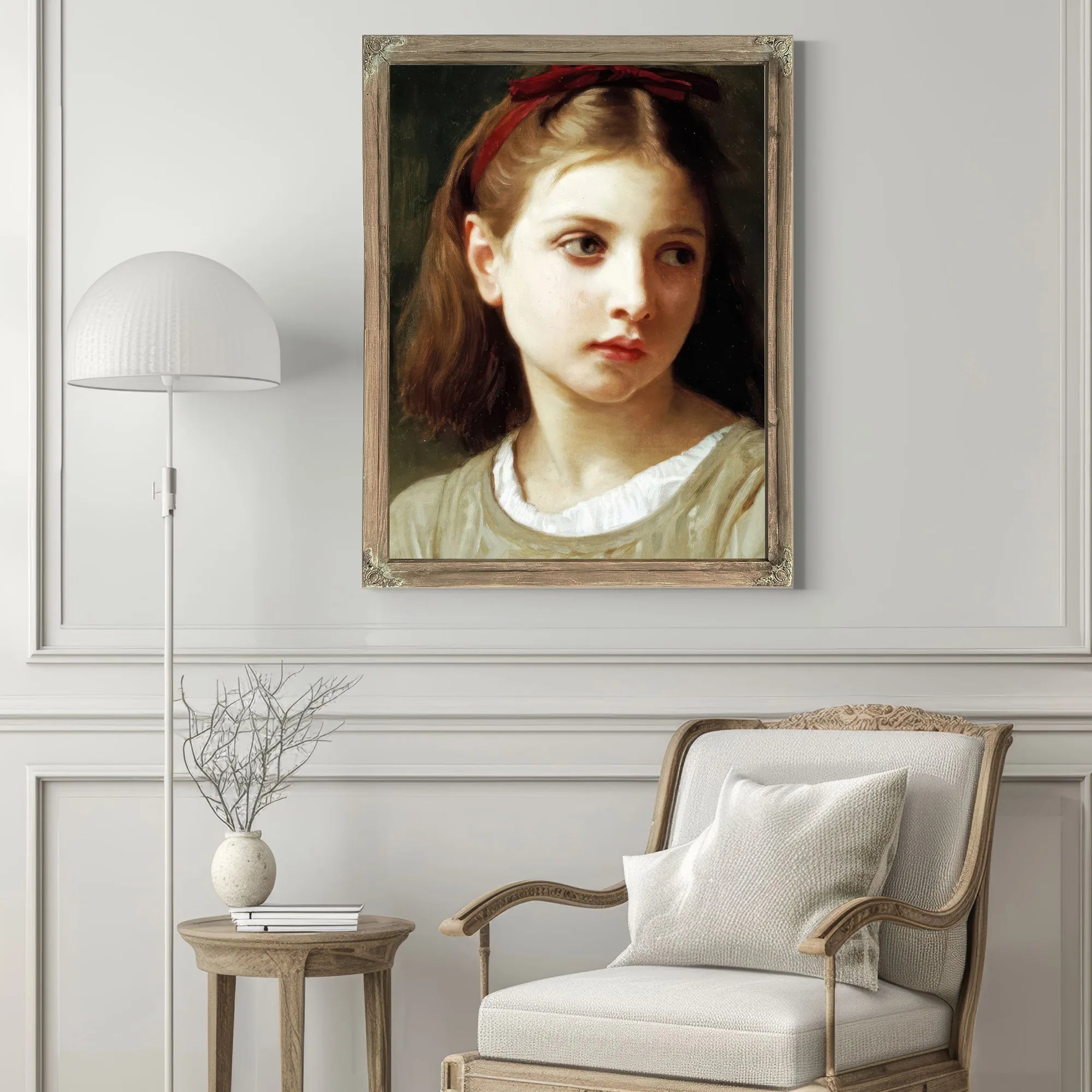 Une Petite Fille By William Adolphe Bouguereau Fine Art Print