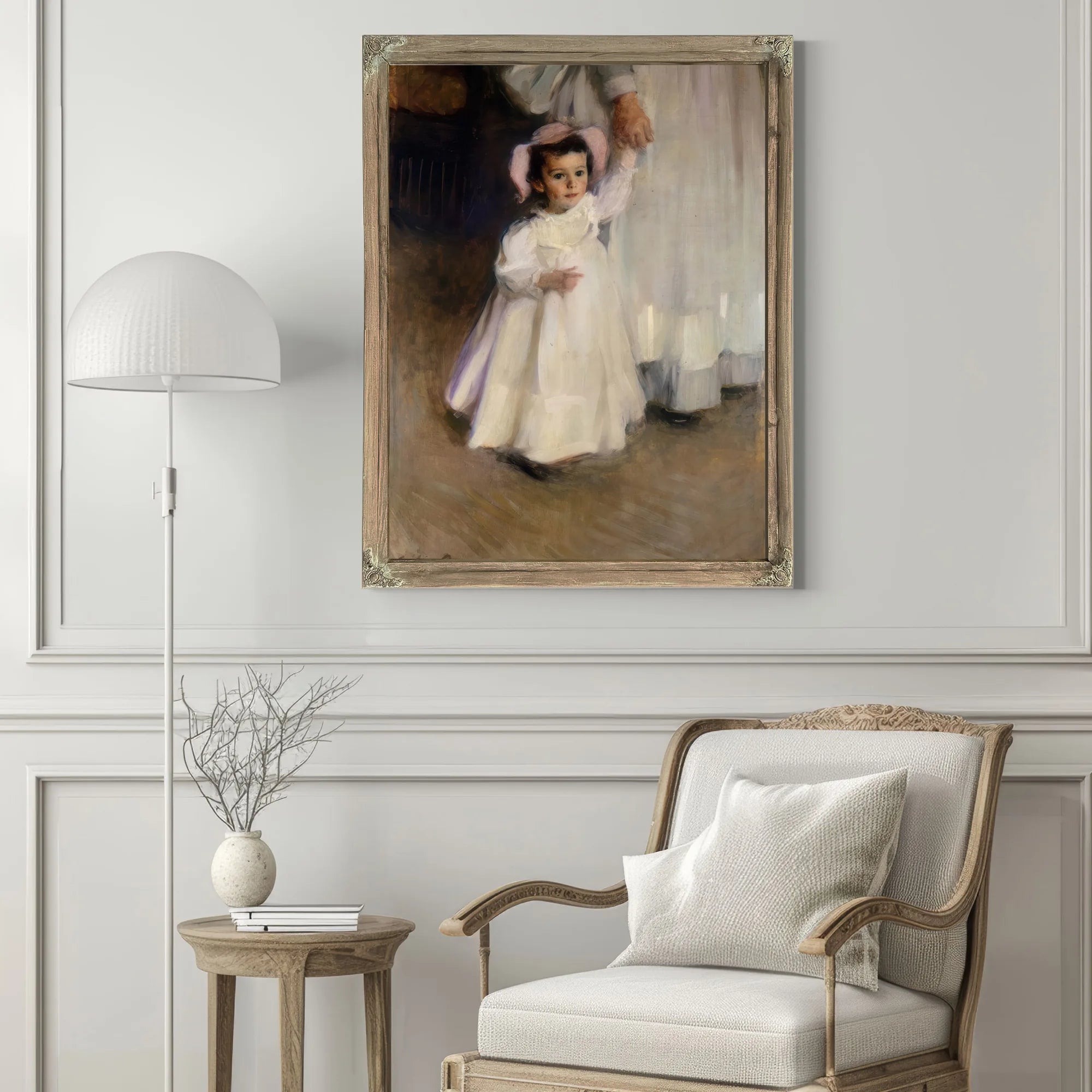 Ernesta Child With Nurse 1894 By Cecilia Beaux Fine Art Print