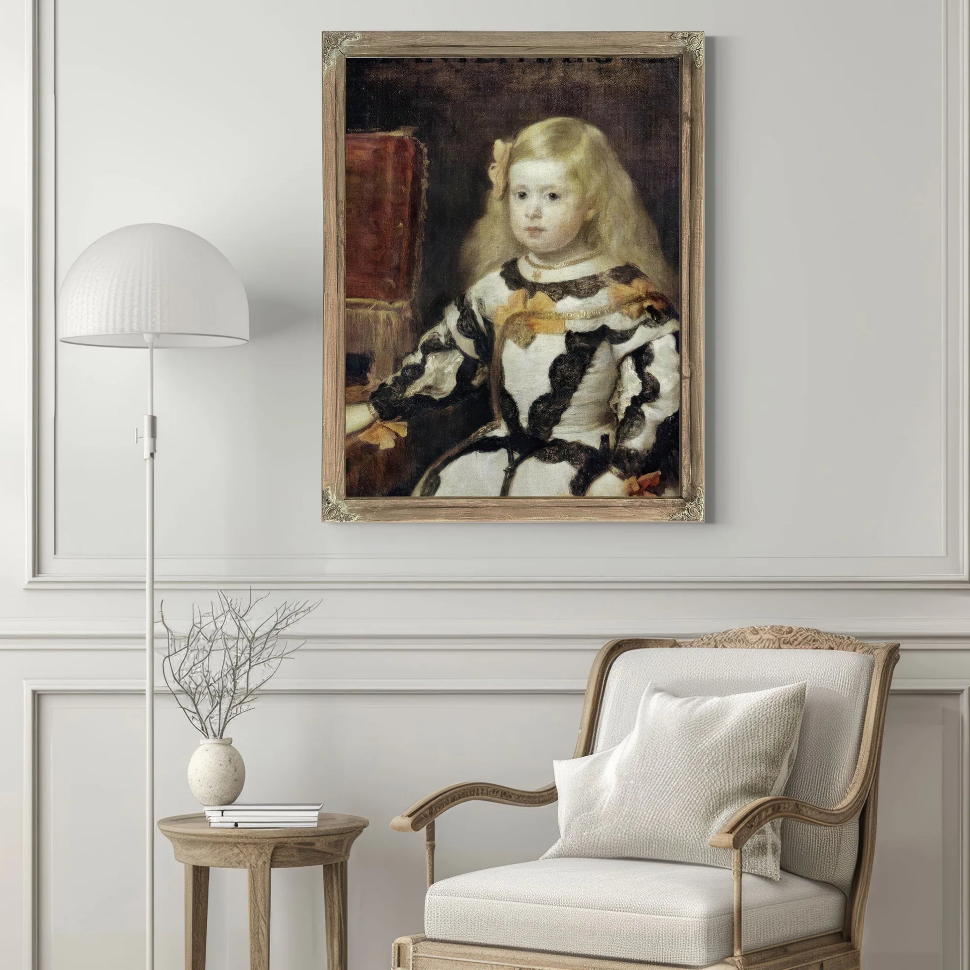 Portrait Of The Infanta Margarita By Diego Velazquez Fine Art Print