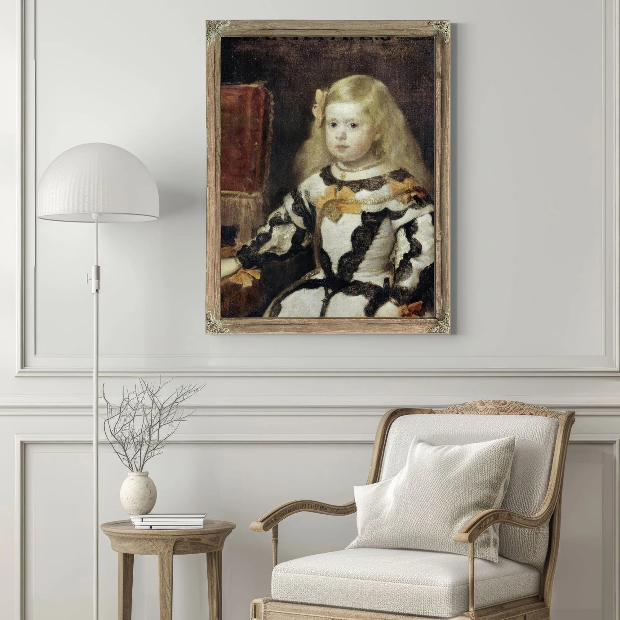 Portrait Of The Infanta Margarita By Diego Velazquez Fine Art Print