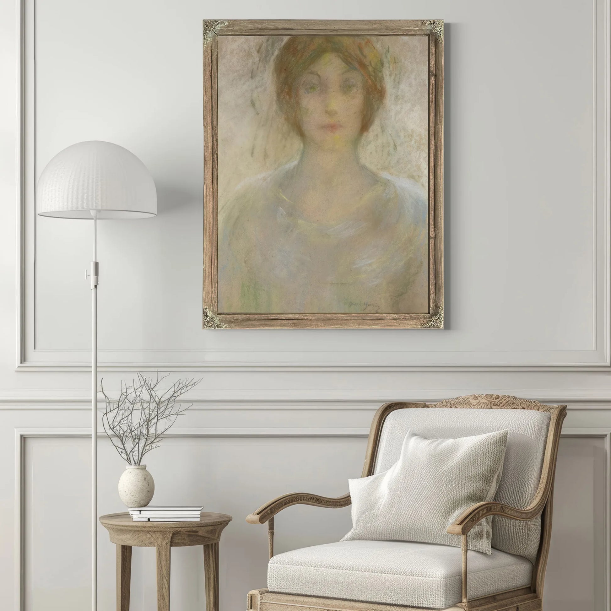 Fresque By Alice Pike Barney Fine Art Print