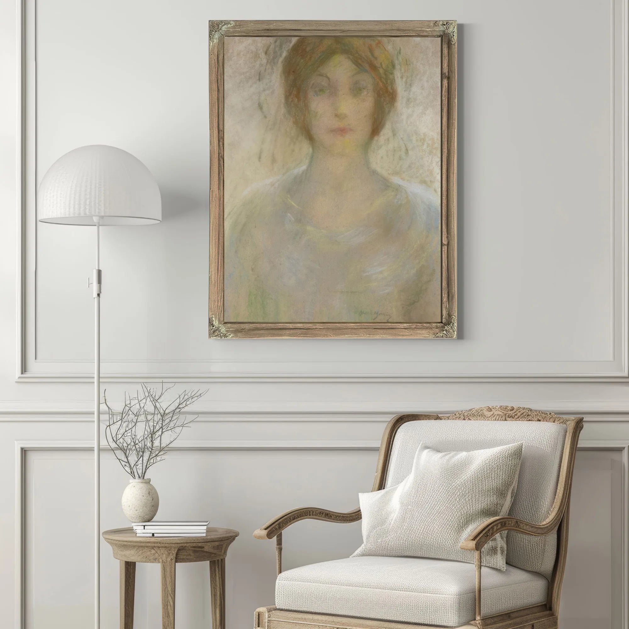Fresque By Alice Pike Barney Fine Art Print