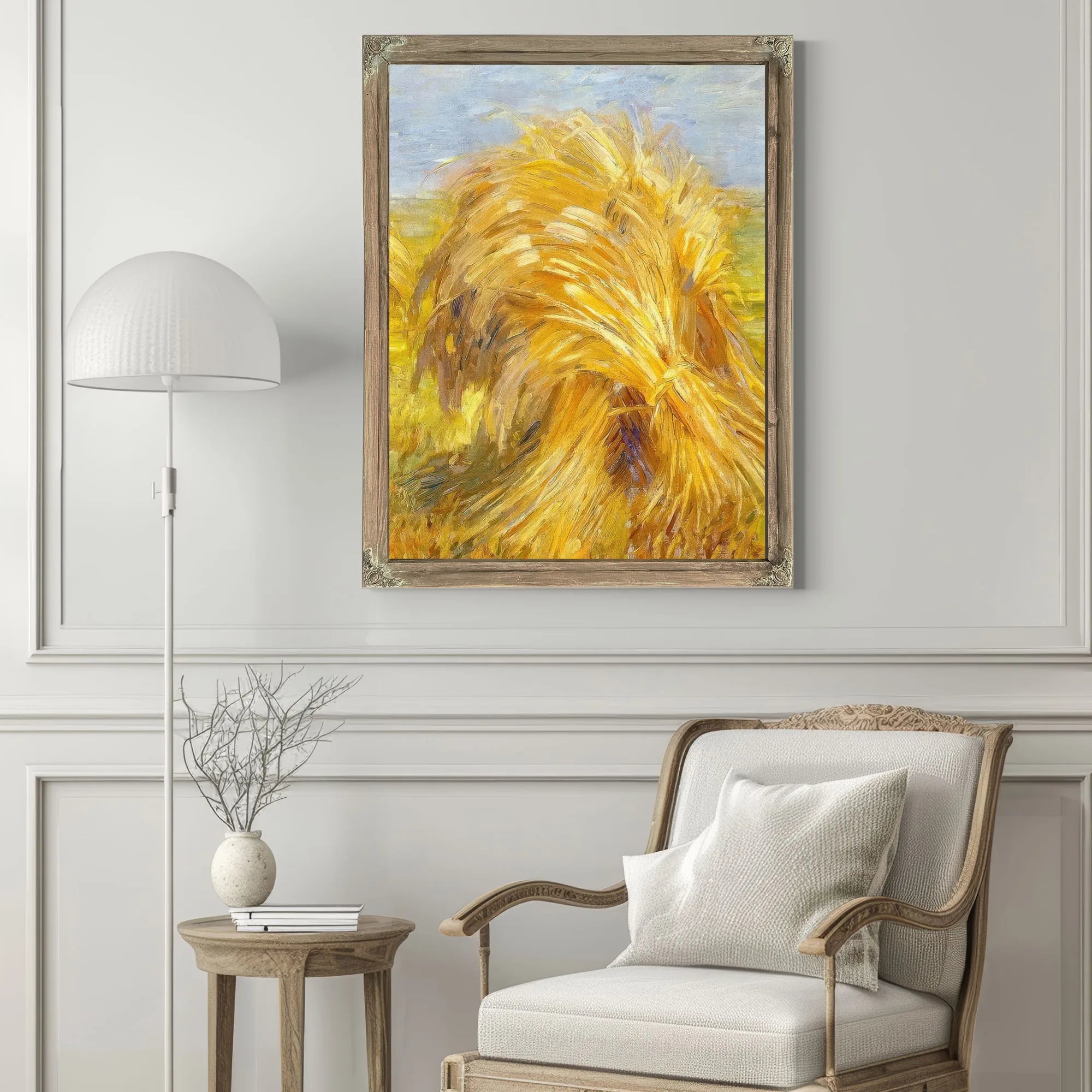 Sheaves Of Grain By Franz Marc Fine Art Print